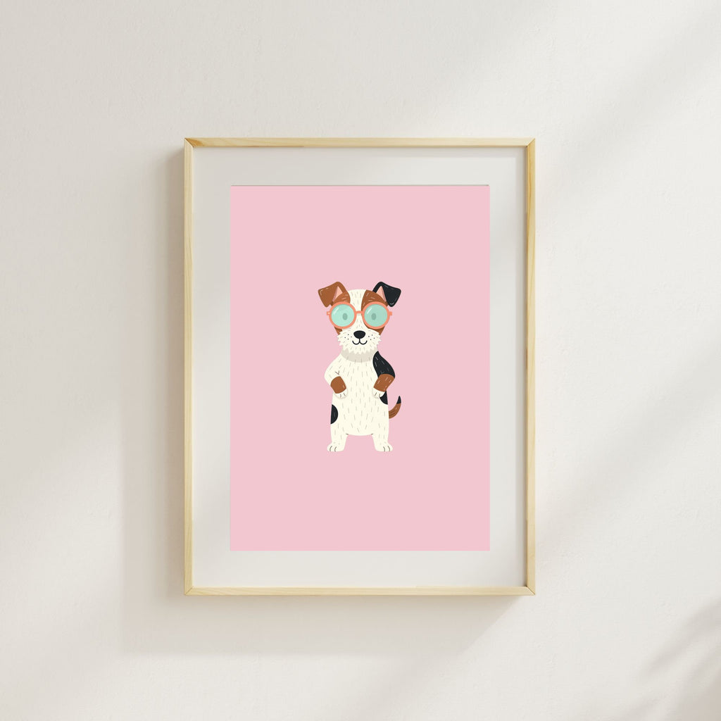 Fox Terrier Kids Nursery Wall Art Print Bundle — 22 Dog Costume Designs, 5 Colours, 6 Print Sizes | Digital Download