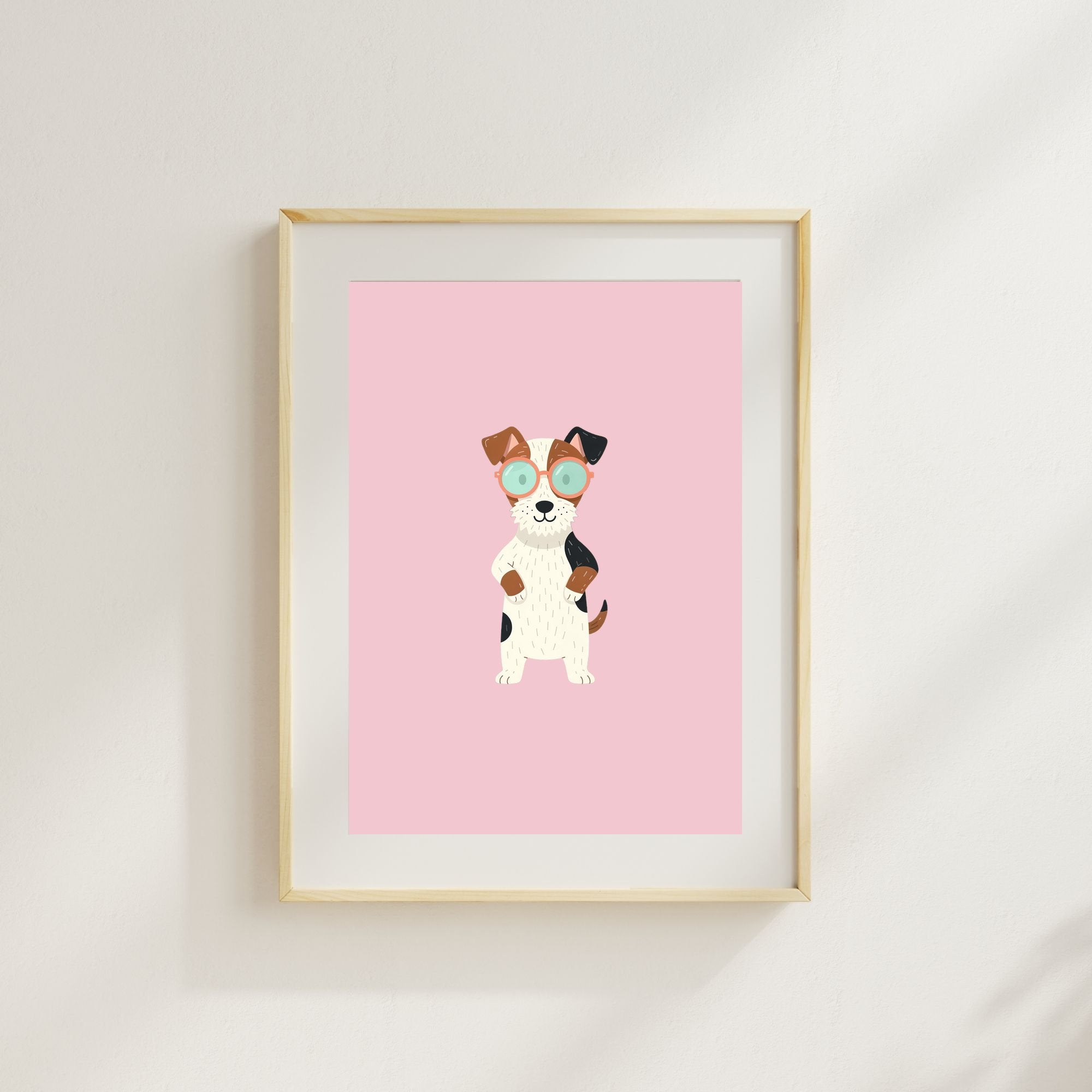 Fox Terrier Kids Nursery Wall Art Print Bundle — 22 Dog Costume Designs, 5 Colours, 6 Print Sizes | Digital Download