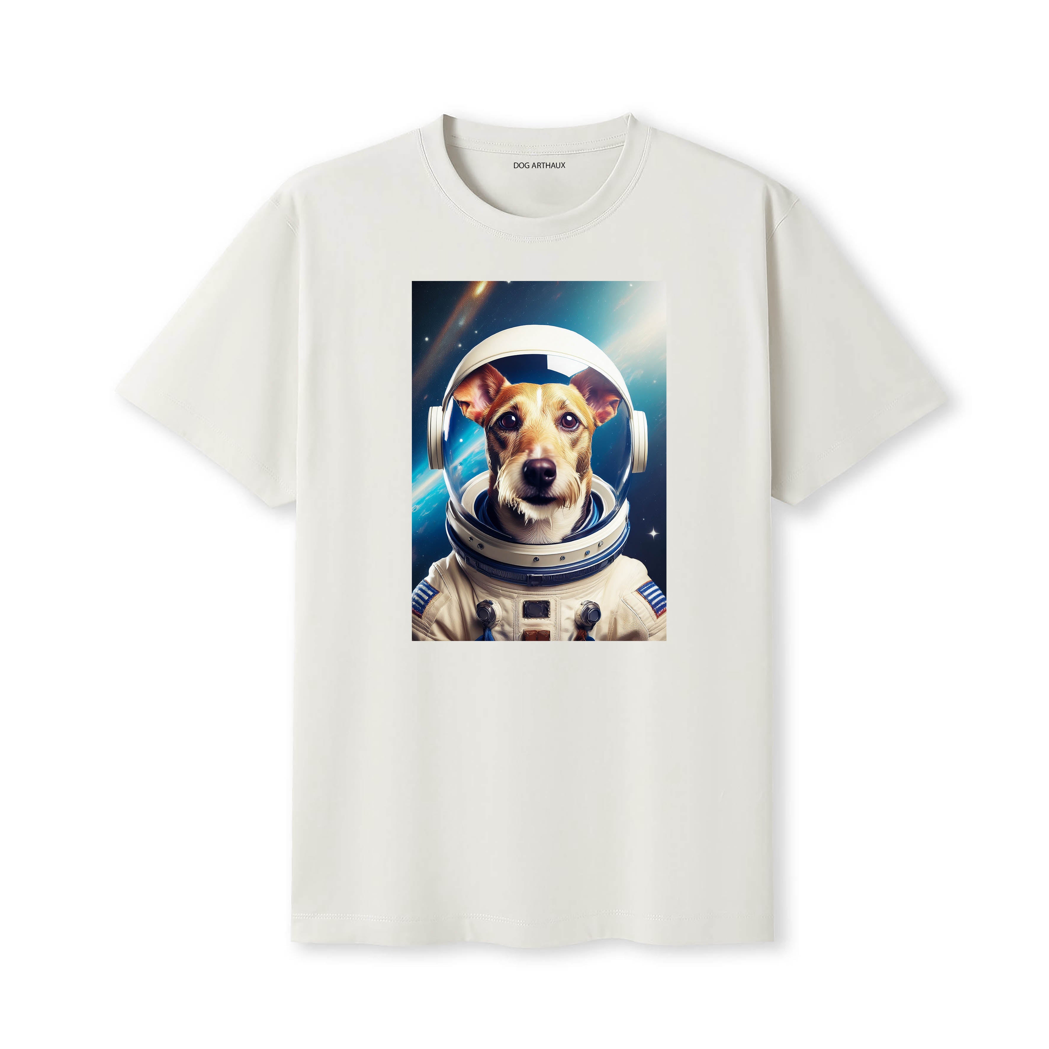 Fox Terrier Astronaut Dog T-shirt