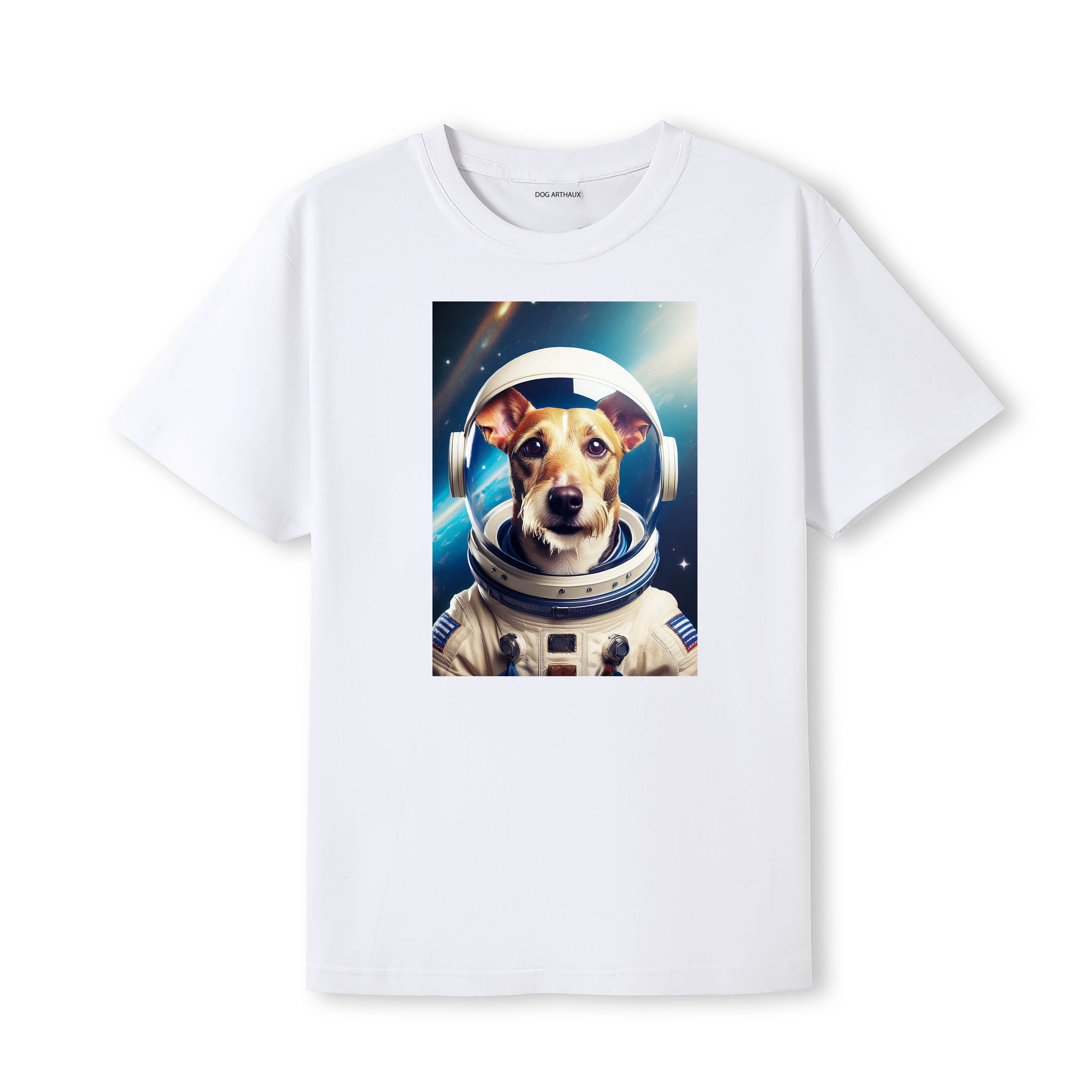 Fox Terrier Astronaut Dog T-shirt
