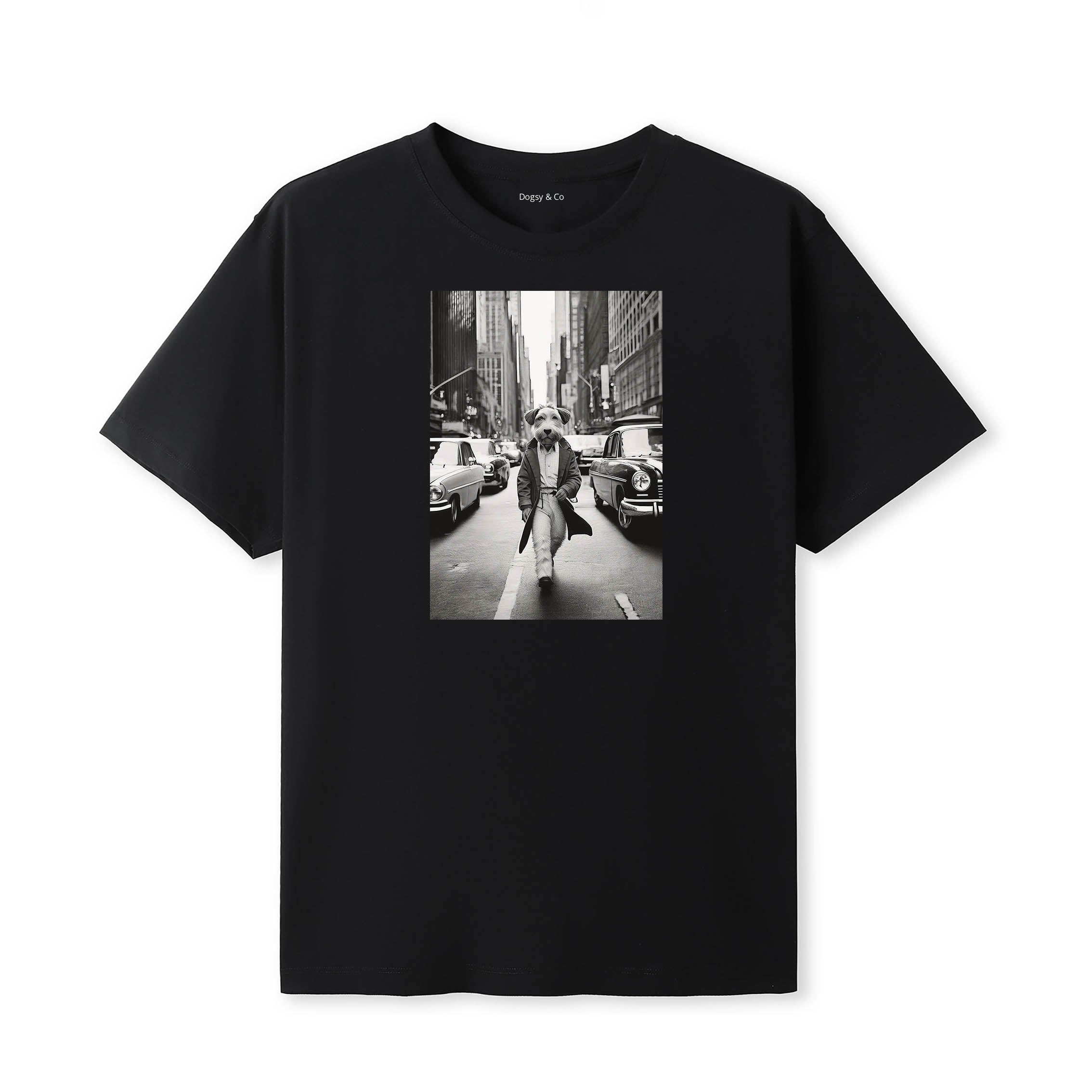 Fox Terrier Dogsy Dean T-Shirt Black