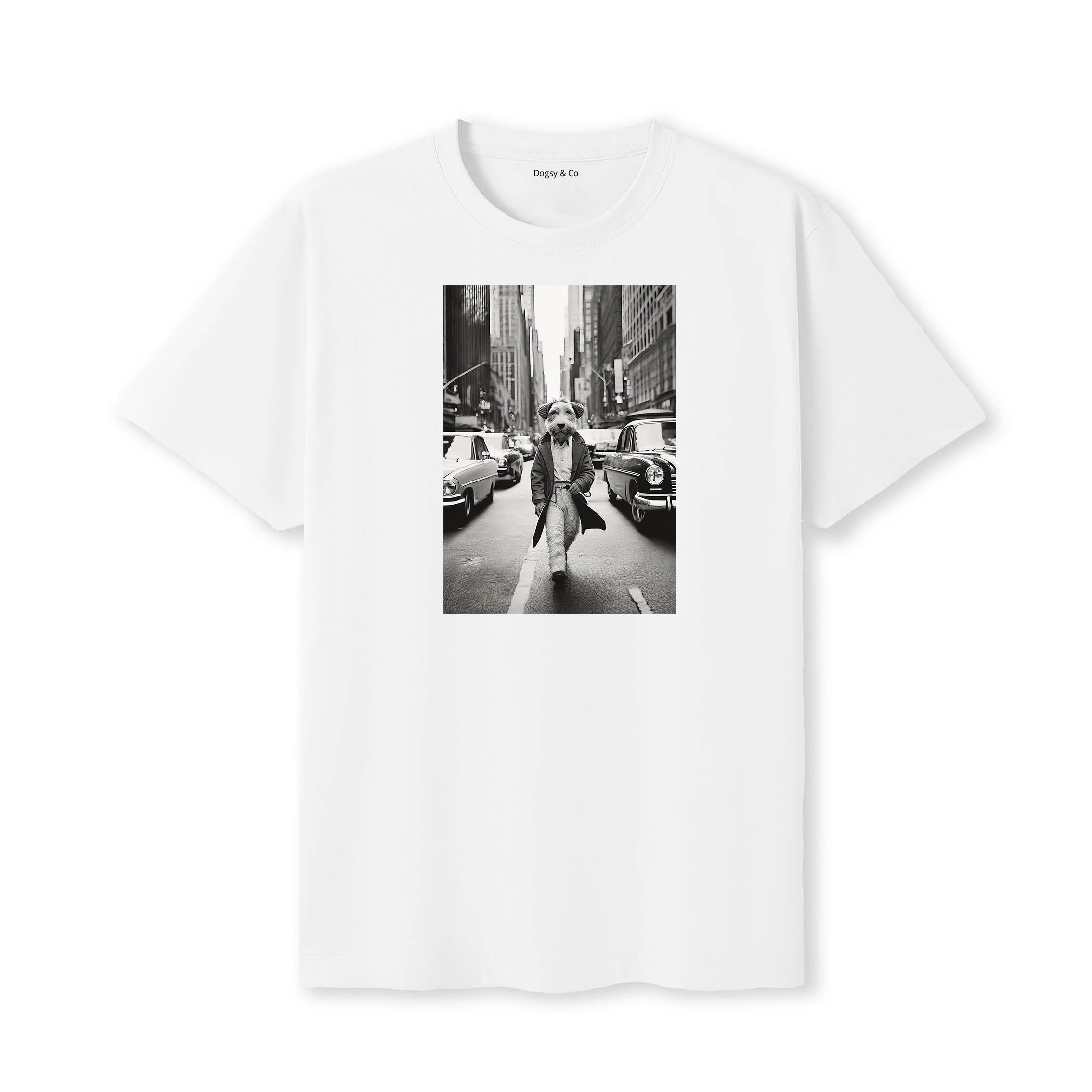 Fox Terrier Dogsy Dean T-Shirt White
