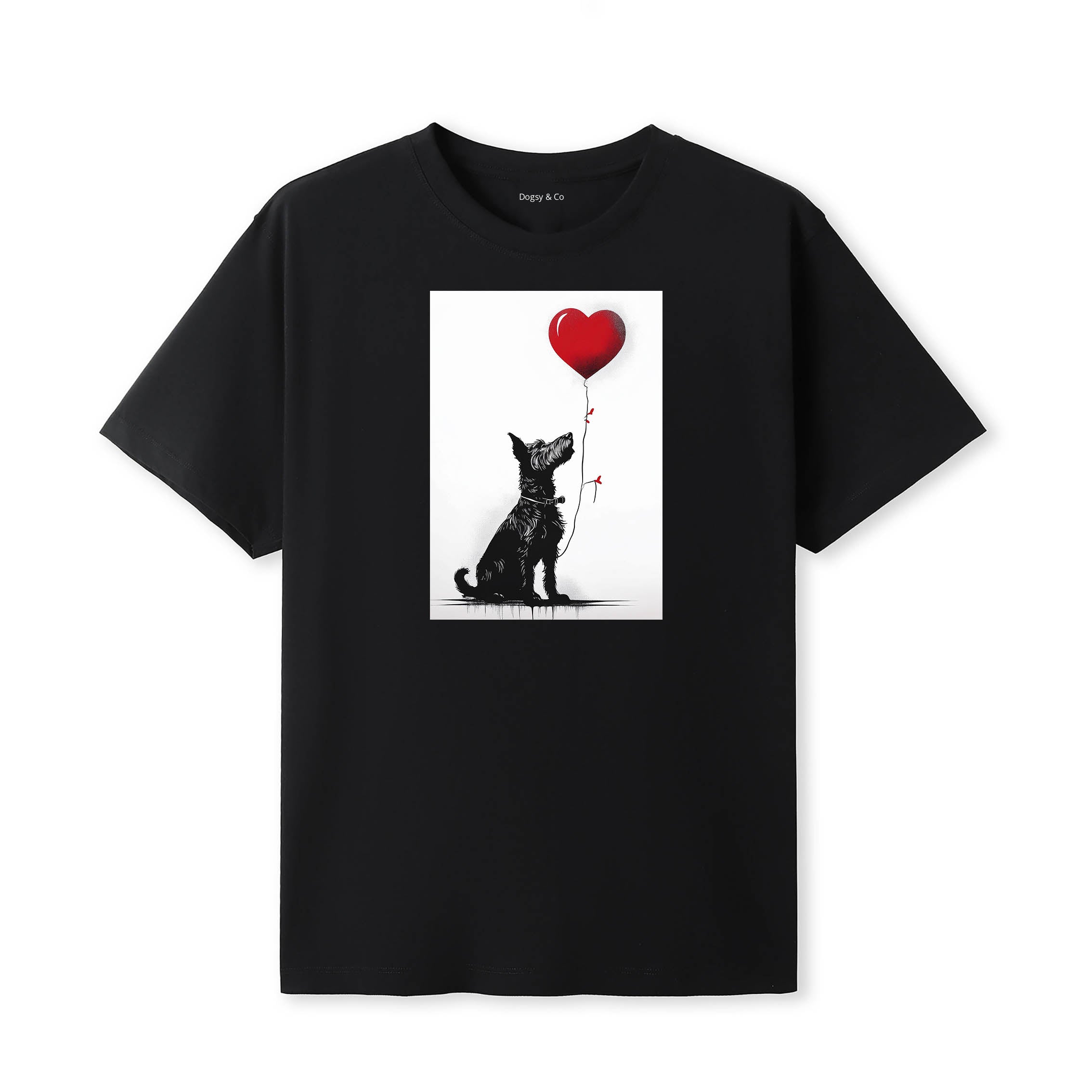 Fox Terrier 1 Dogsy T-Shirt Black