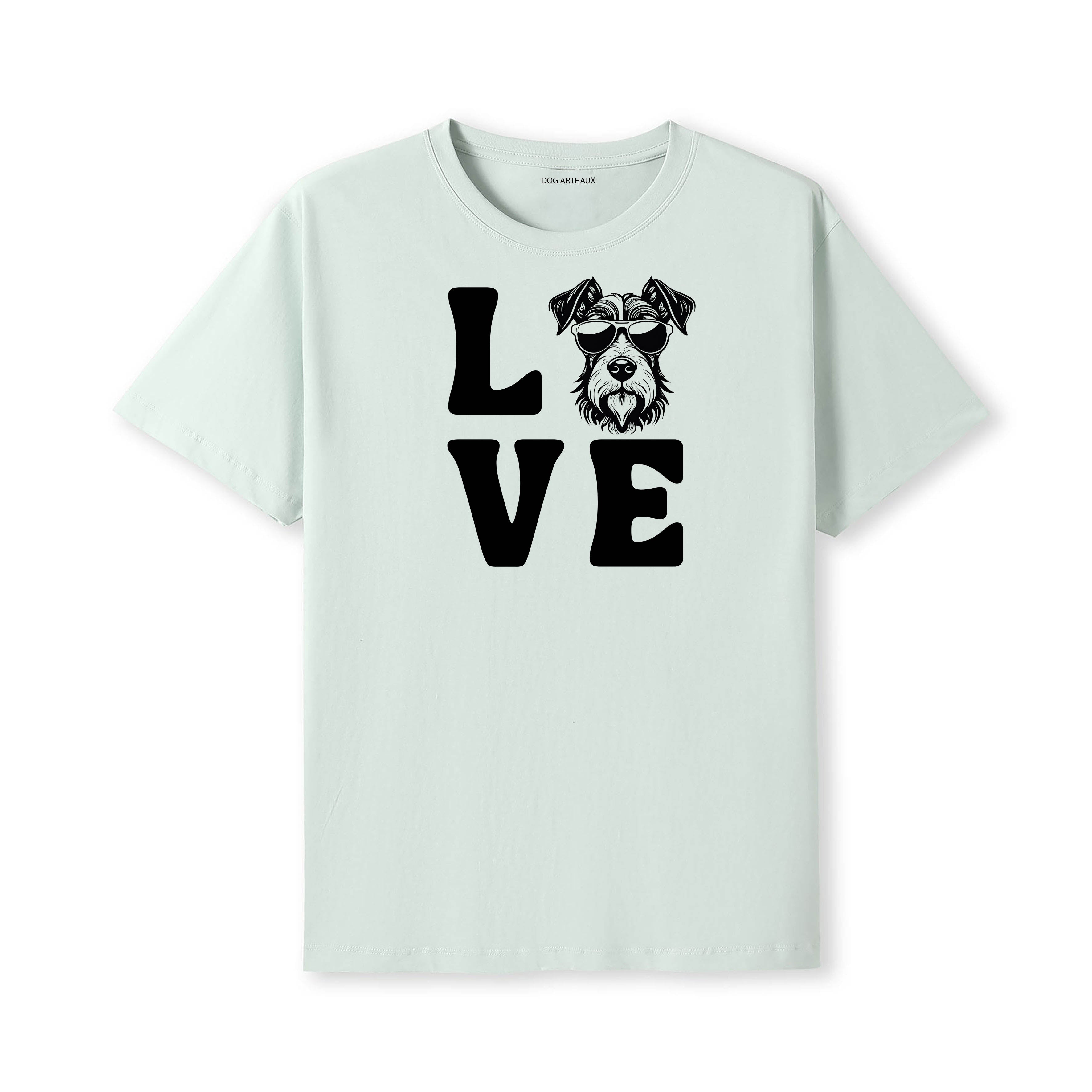 Fox Terrier Long Haired LOVE DOGS Tshirt