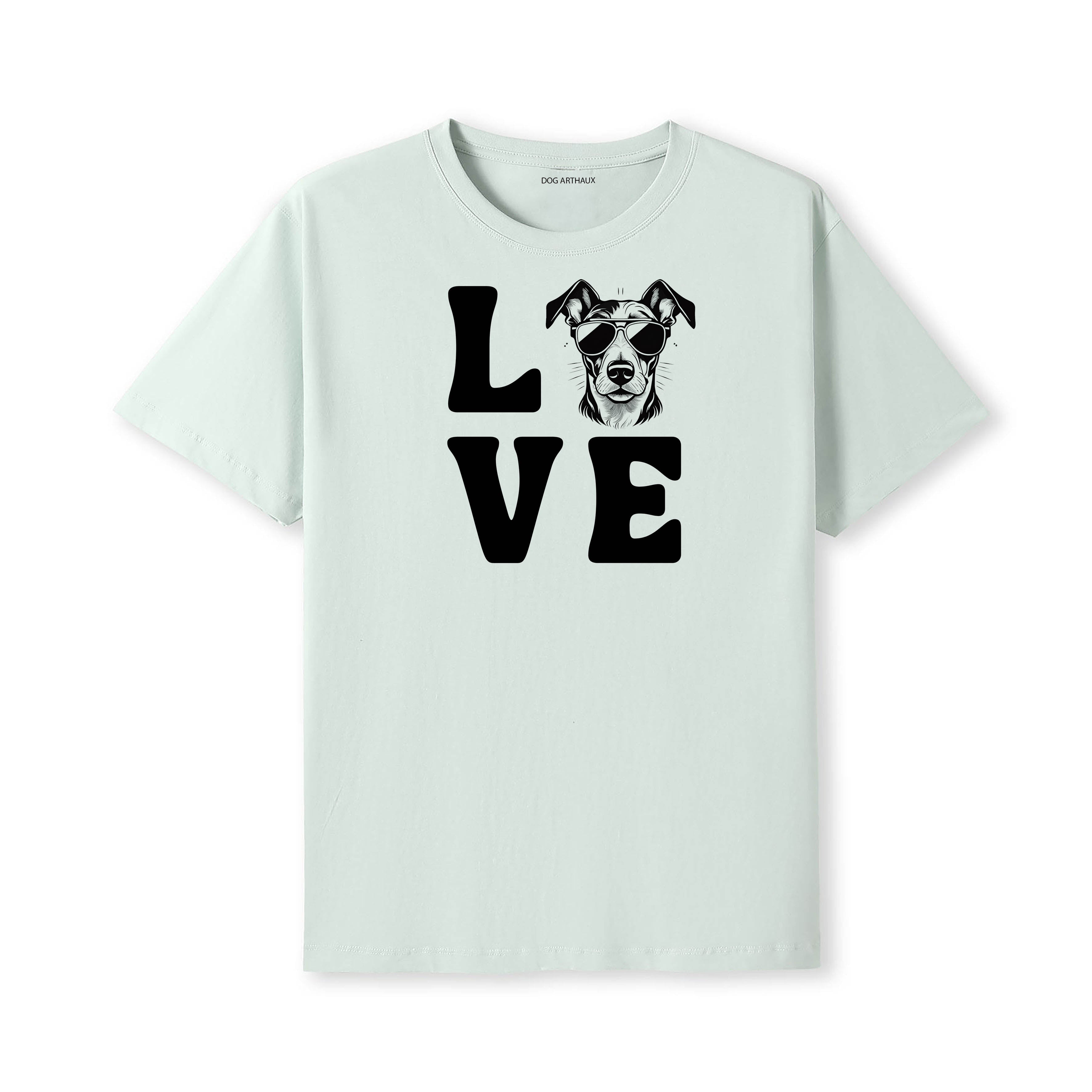 Fox Terrier LOVE DOGS Tshirt