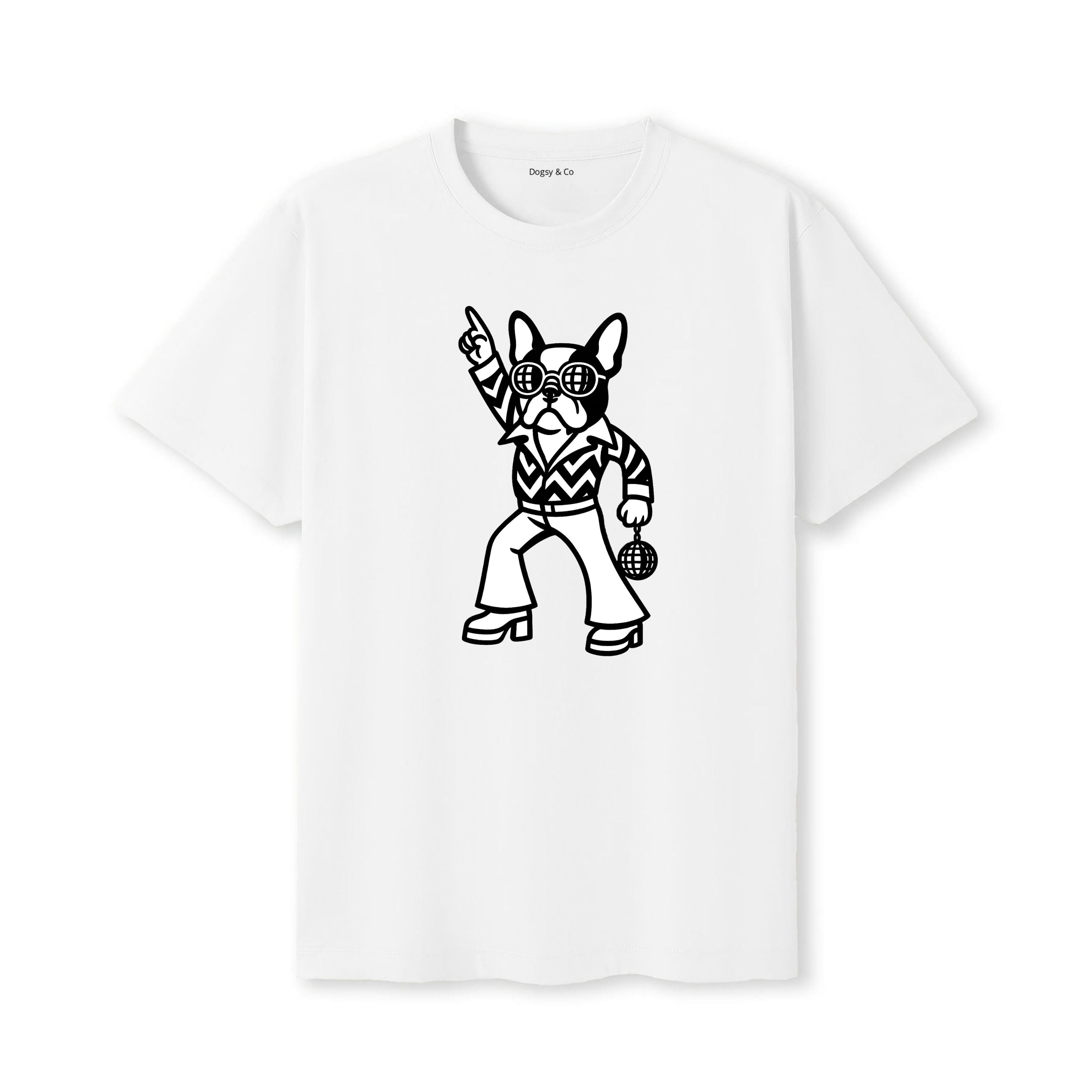 French Bulldog Disco Doggo T-Shirt - alternate view