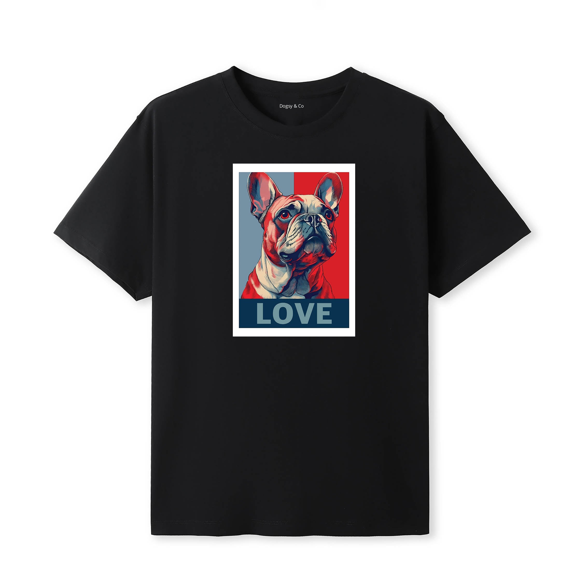French Bulldog Love Pop Art T-Shirt V1