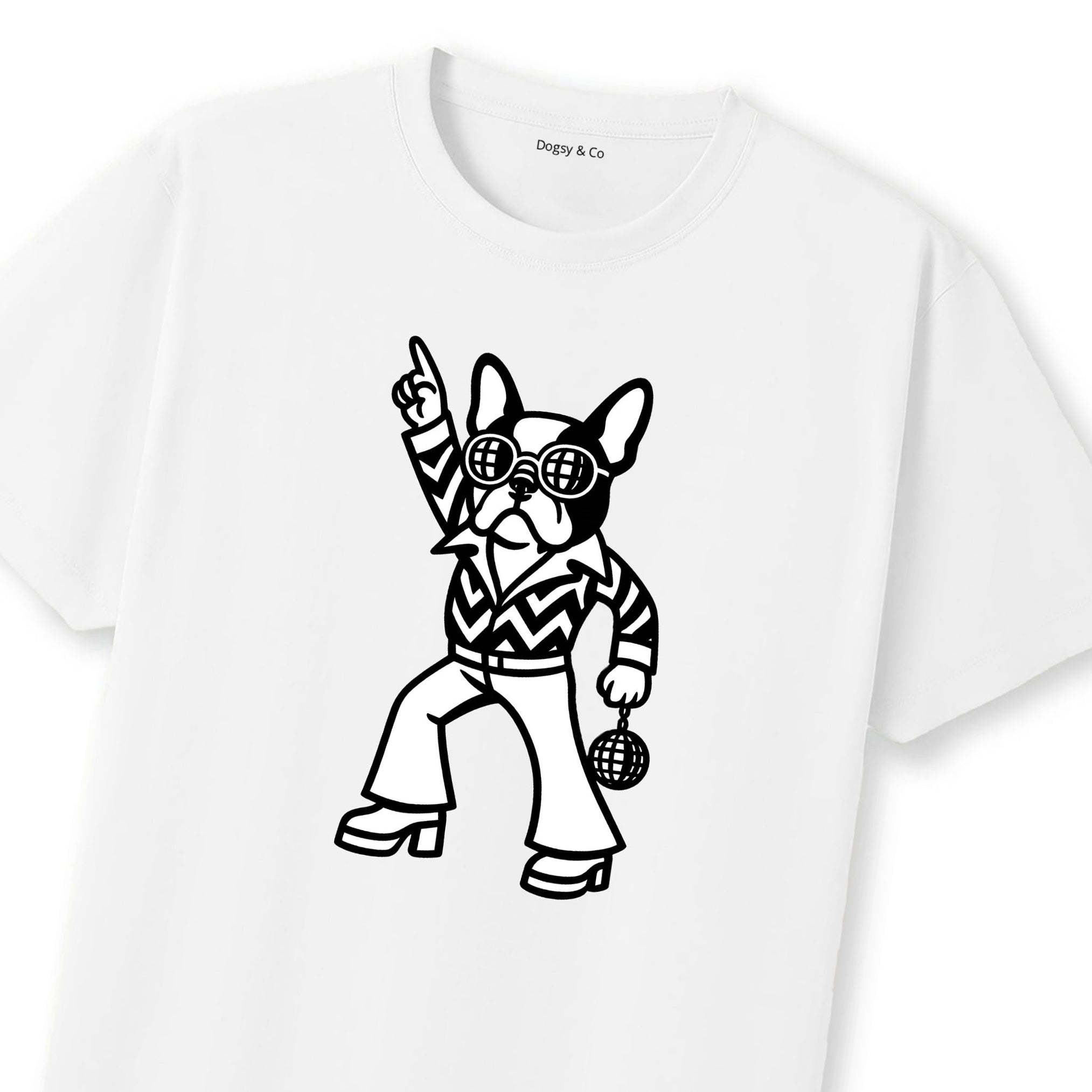 French Bulldog Disco Doggo T-Shirt | Dogsy & Co
