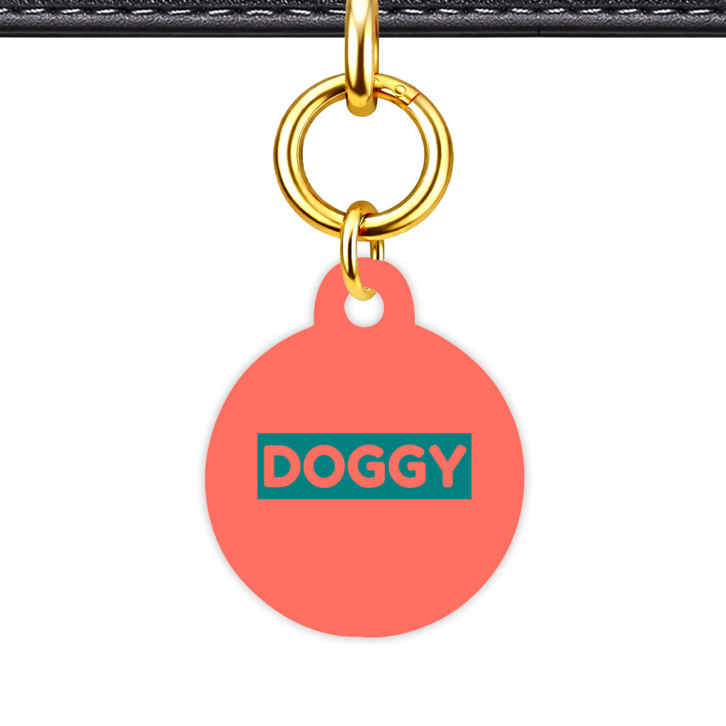Classic Pet ID Tag Gold Vol 5 | 5 Colours | Heart Bone Circle | Dog Tag - Image 9 | Dogsy & Co