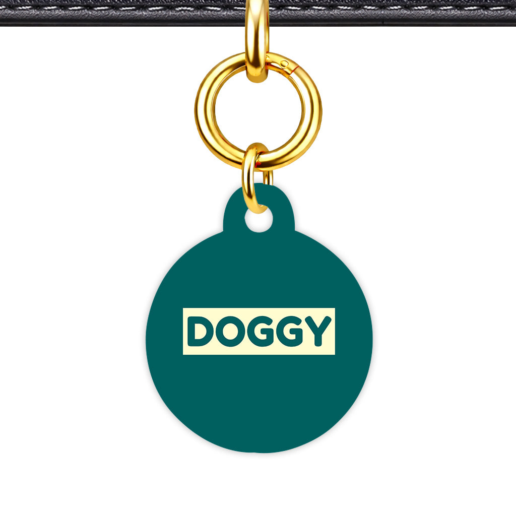 Classic Pet ID Tag Gold Vol 2 | 5 Colours | Heart Bone Circle | Dog Tag - Image 7 | Dogsy & Co