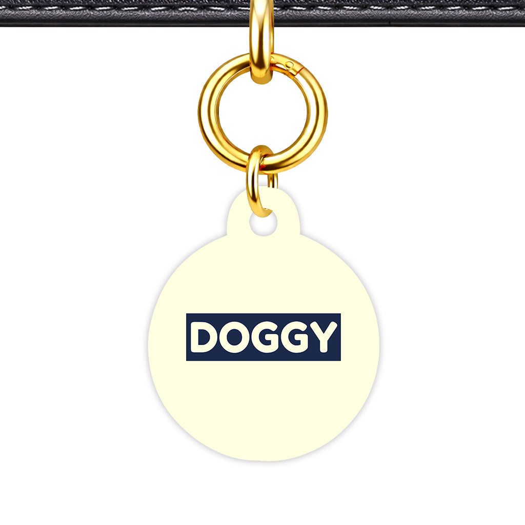 Classic Pet ID Tag Gold Vol 8 | 5 Colours | Heart Bone Circle | Dog Tag - Image 7 | Dogsy & Co