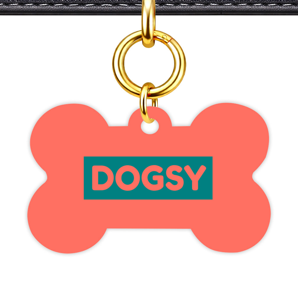 Classic Pet ID Tag Gold Vol 5 | 5 Colours | Heart Bone Circle | Dog Tag - Image 8 | Dogsy & Co