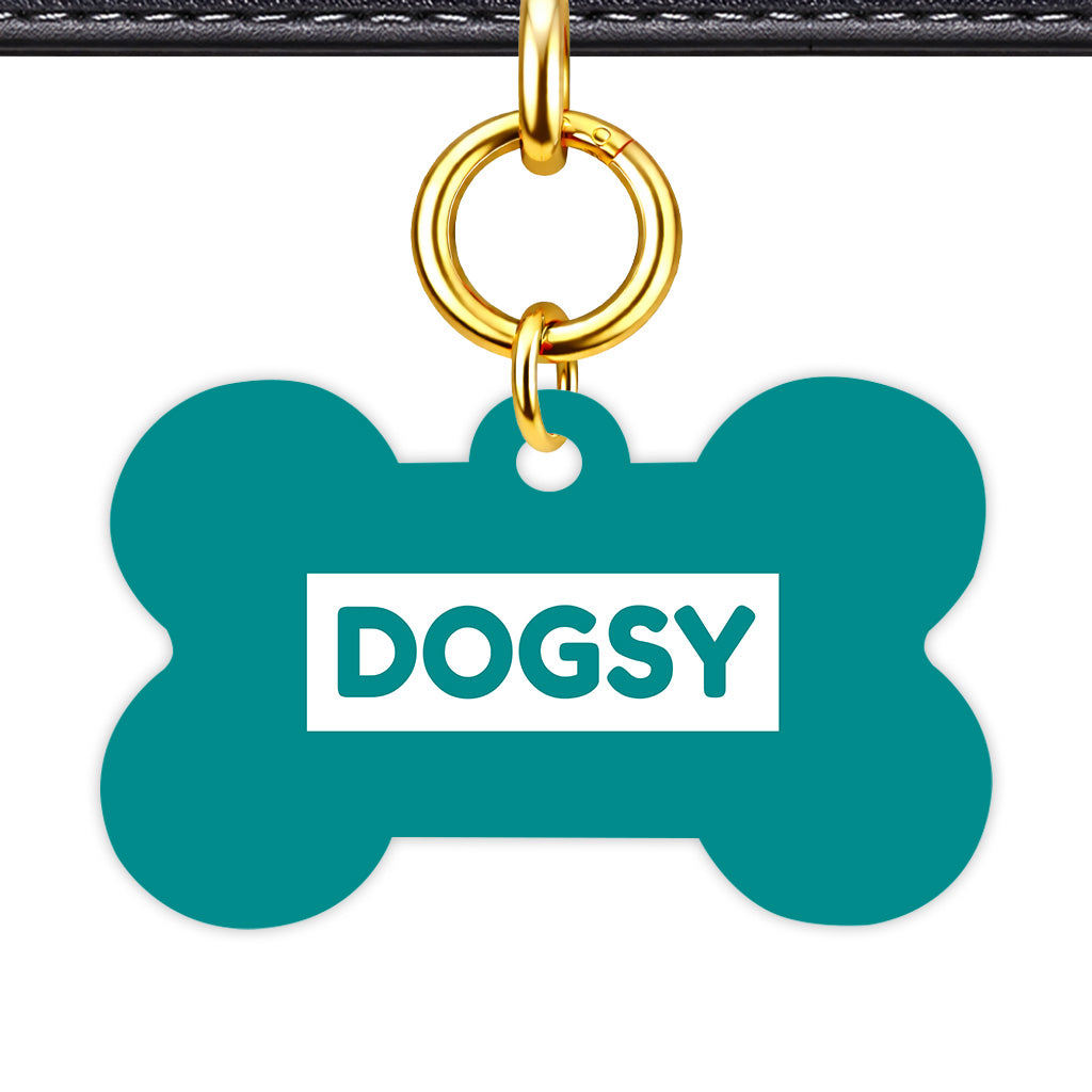 Classic Pet ID Tag Gold Vol 4 | 5 Colours | Heart Bone Circle | Dog Tag - Image 12 | Dogsy & Co