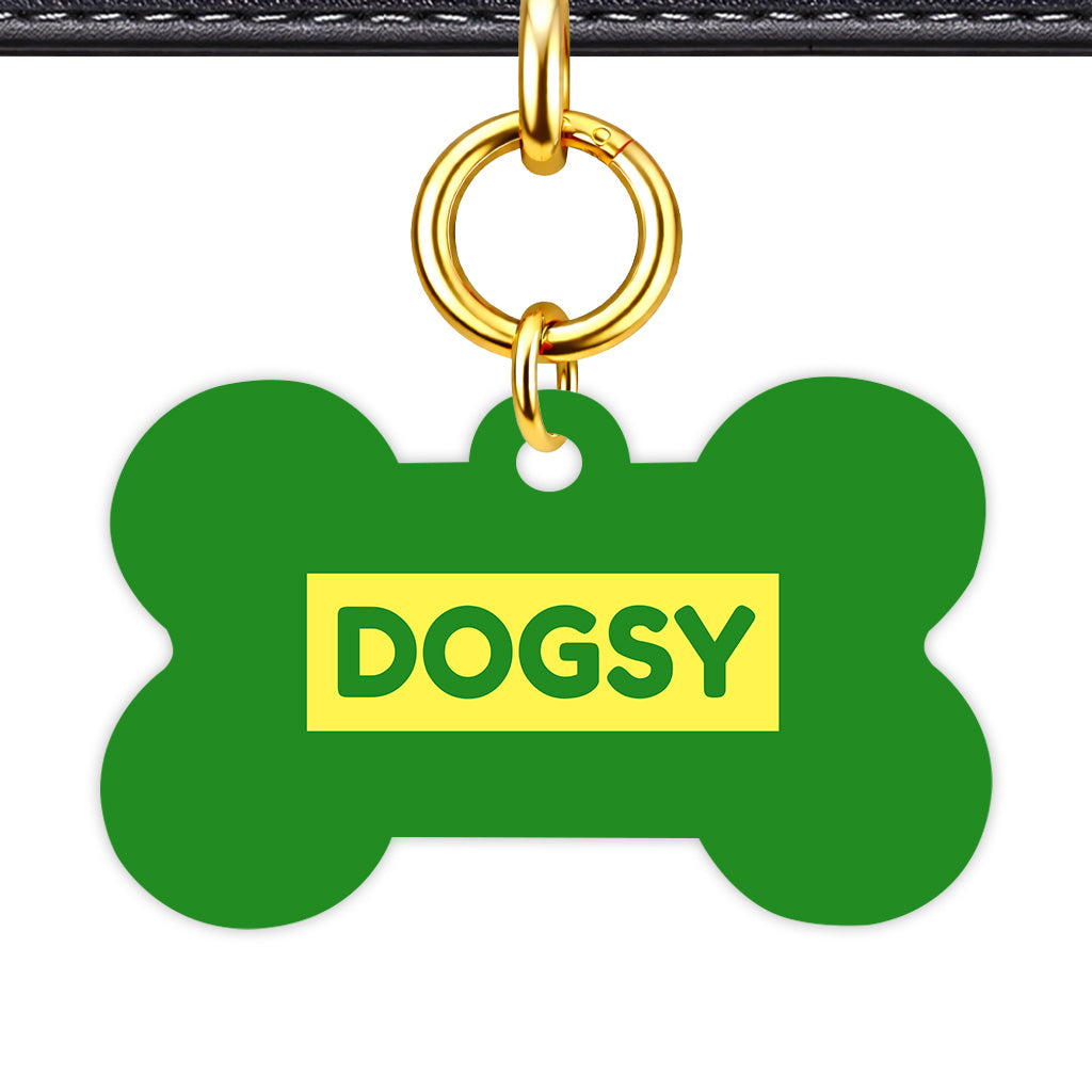 Classic Pet ID Tag Gold Vol 4 | 5 Colours | Heart Bone Circle | Dog Tag - Image 8 | Dogsy & Co