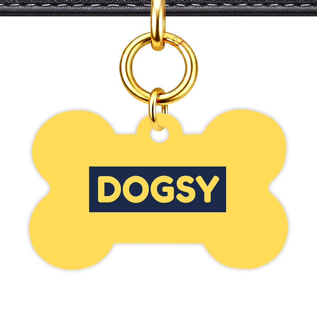 Classic Pet ID Tag Gold Vol 5 | 5 Colours | Heart Bone Circle | Dog Tag - Image 10 | Dogsy & Co