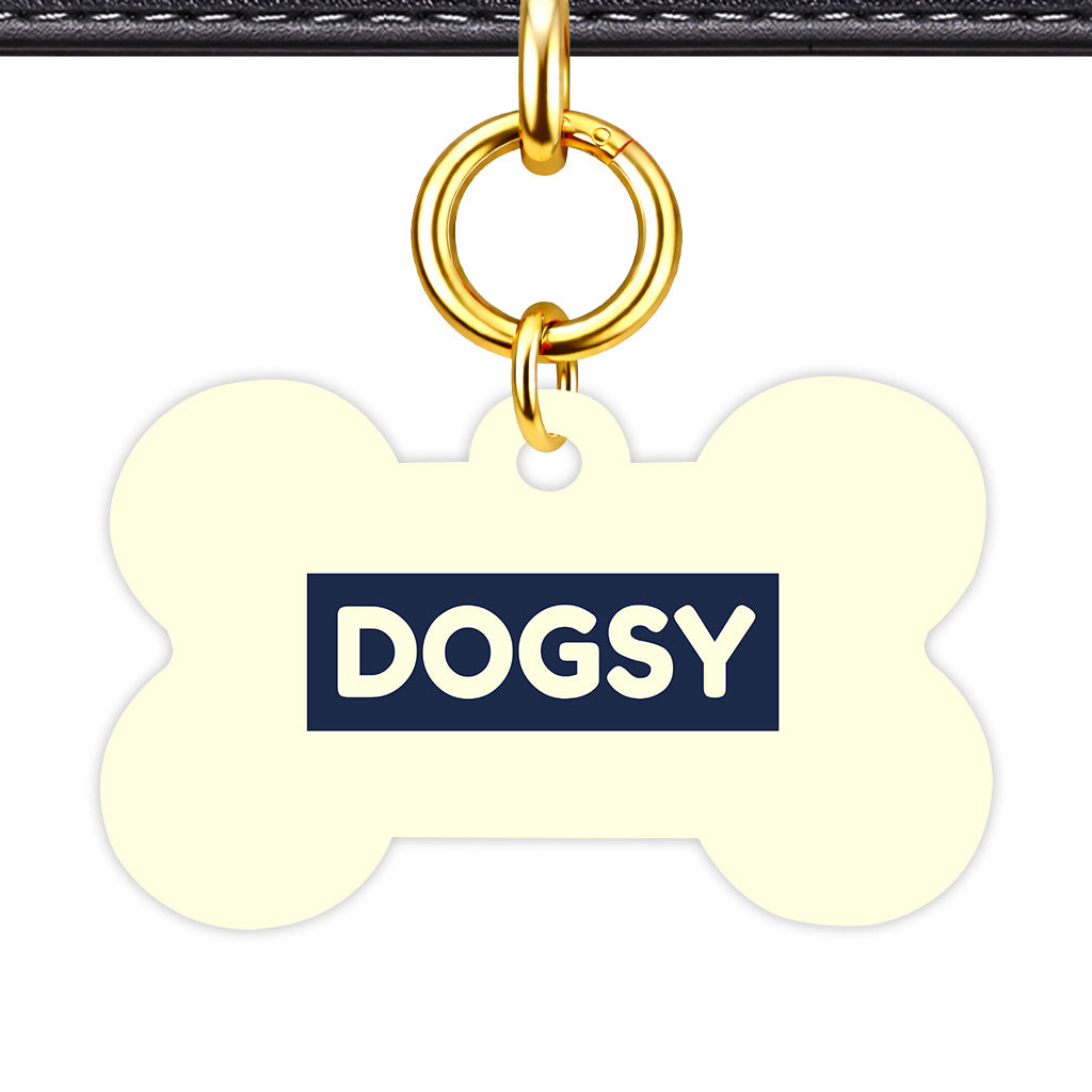 Classic Pet ID Tag Gold Vol 8 | 5 Colours | Heart Bone Circle | Dog Tag - Image 6 | Dogsy & Co