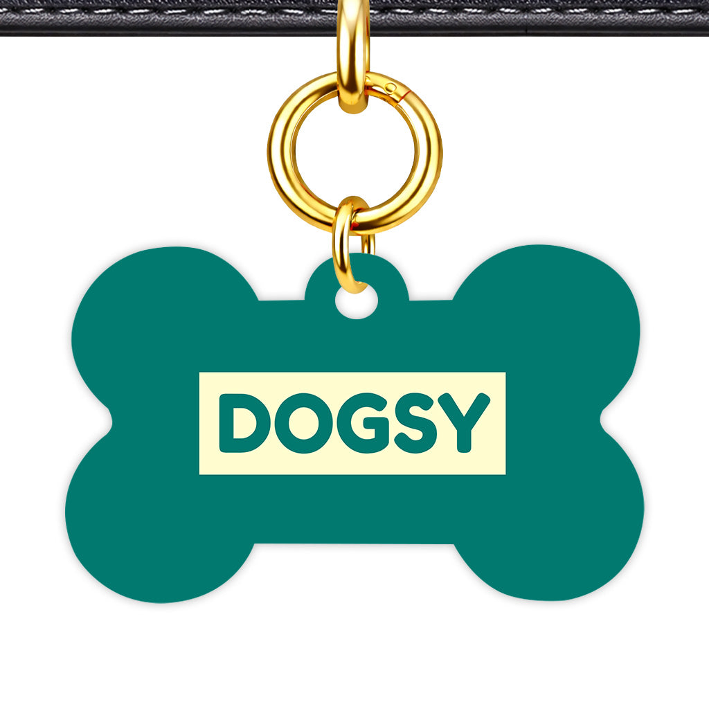Classic Pet ID Tag Gold Vol 3 | 5 Colours | Heart Bone Circle | Dog Tag - Image 14 | Dogsy & Co