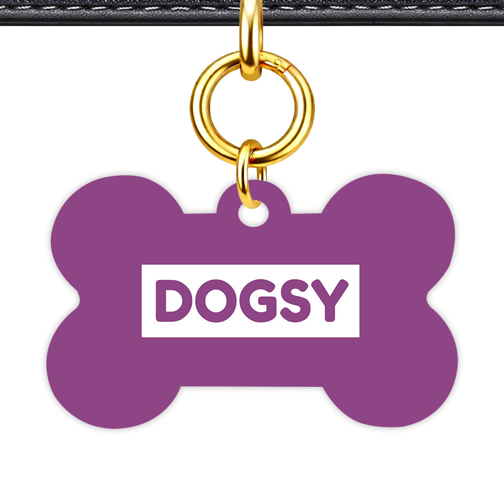 Classic Pet ID Tag Gold Vol 4 | 5 Colours | Heart Bone Circle | Dog Tag - Image 6 | Dogsy & Co