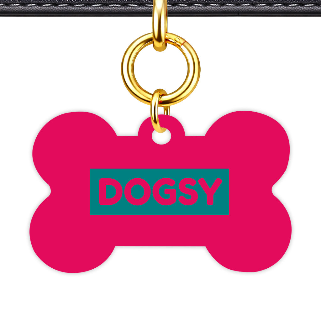 Classic Pet ID Tag Gold Vol 6 | 5 Colours | Heart Bone Circle | Dog Tag - Image 12 | Dogsy & Co