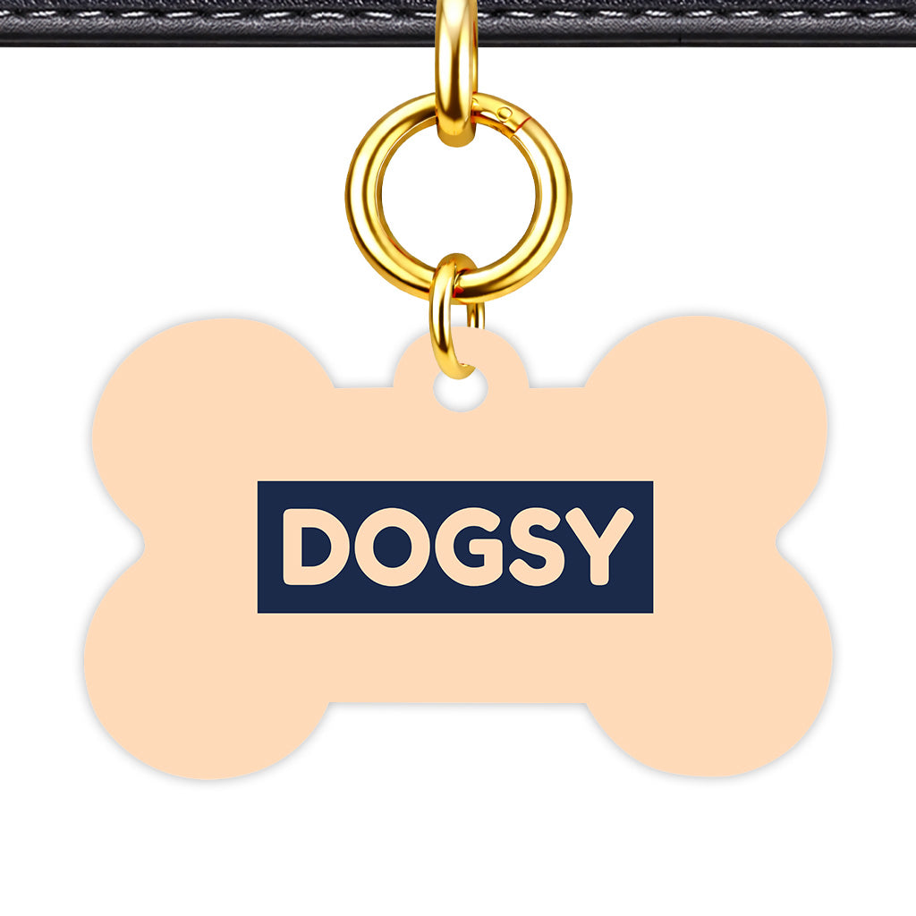 Classic Pet ID Tag Gold Vol 8 | 5 Colours | Heart Bone Circle | Dog Tag - Image 8 | Dogsy & Co
