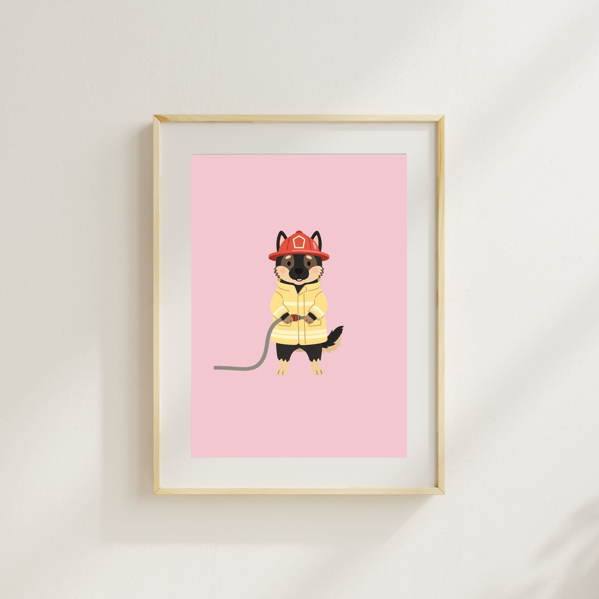 German Shepherd Kids Nursery Wall Art Print Bundle — 22 Dog Costume Designs, 5 Colours, 6 Print Sizes | Digital Download