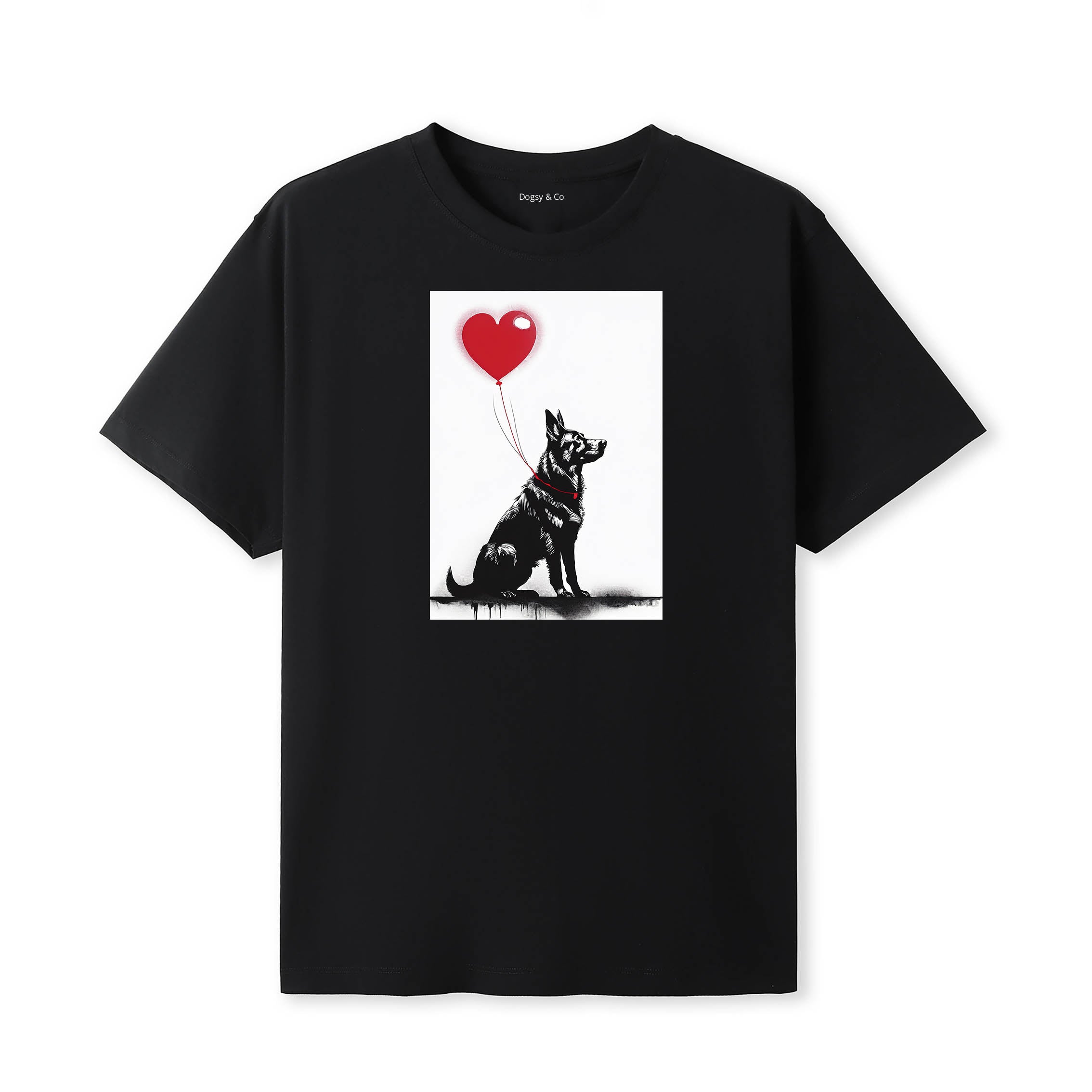 German Shepherd 1 Dogsy T-Shirt Black