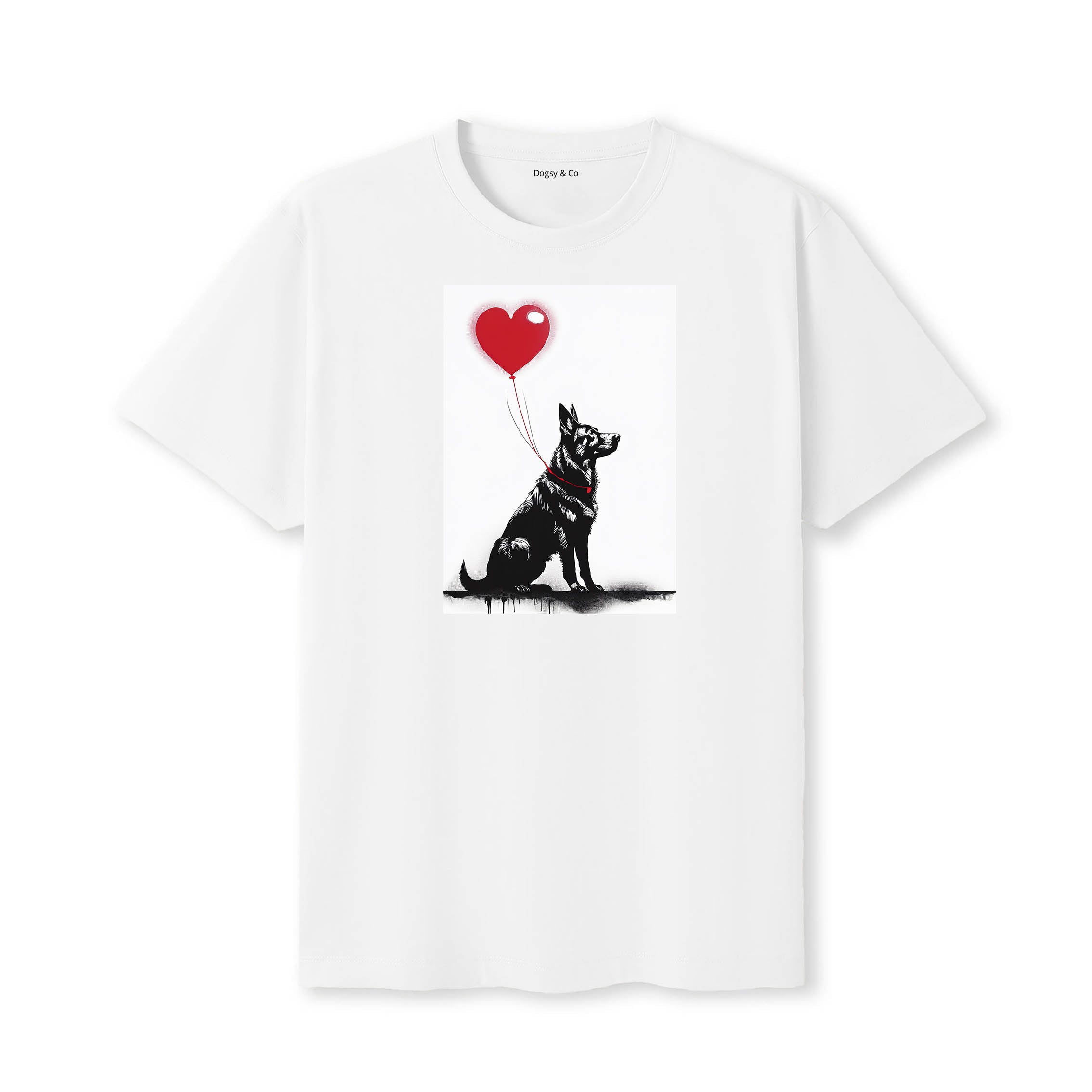 German Shepherd 1 Dogsy T-Shirt White