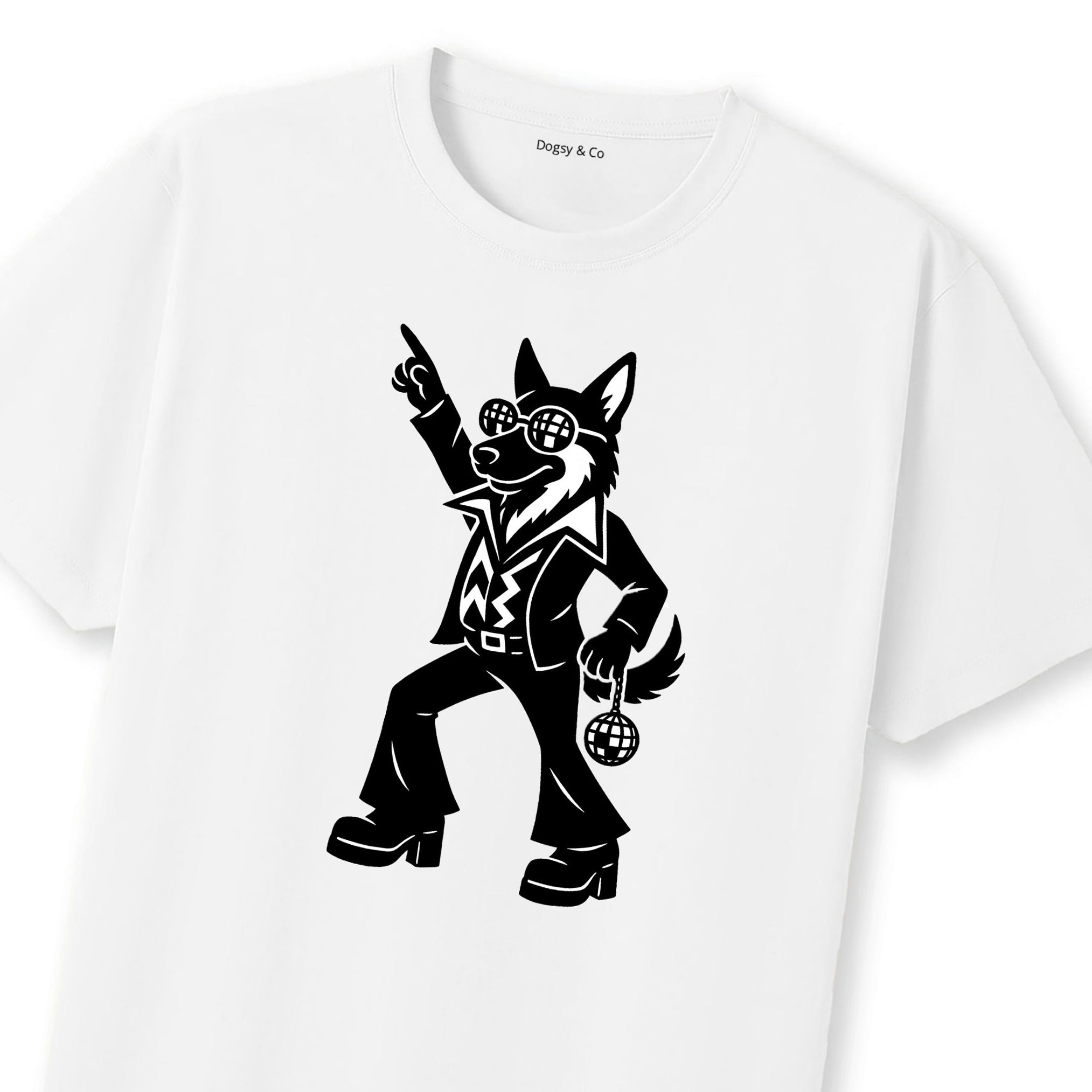 German Shepherd Disco Doggo T-Shirt | Dogsy & Co