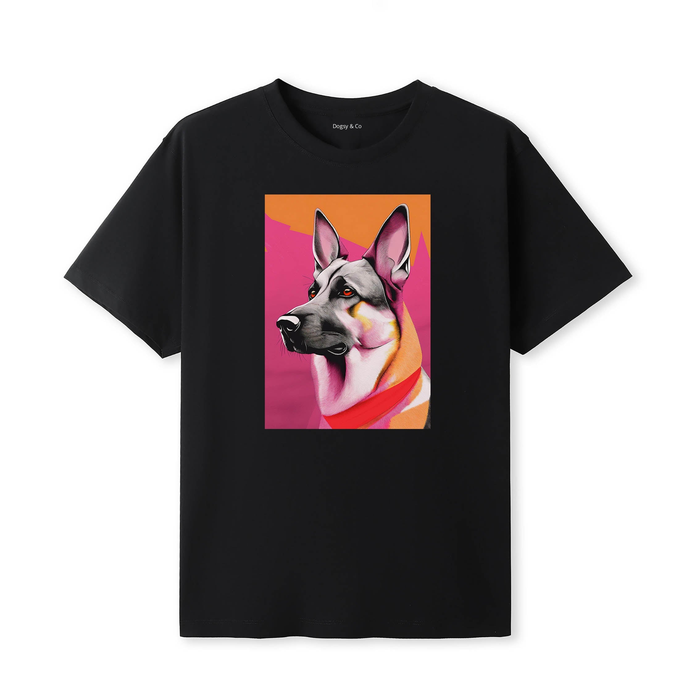 German Shepherd Mod Pop Dogs T-Shirt Artwork