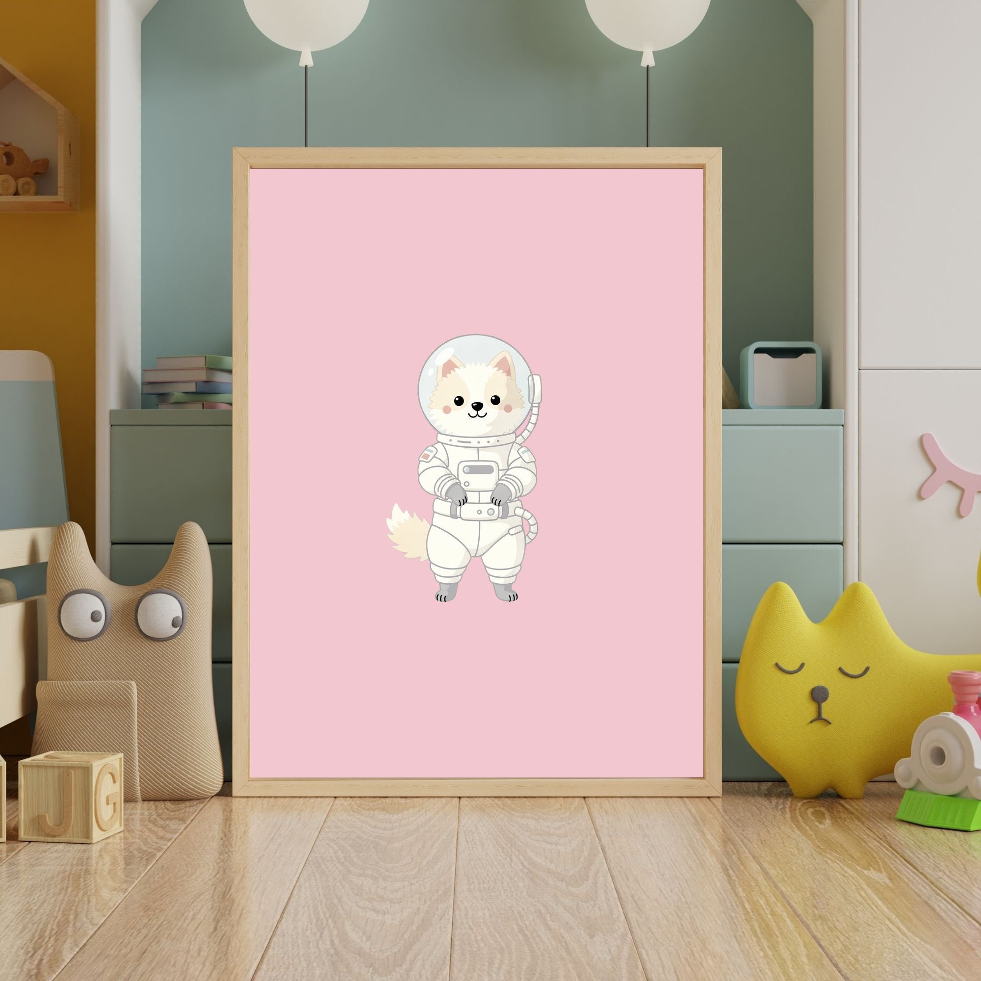 German Spitz Kids Nursery Wall Art Print Bundle — 22 Dog Costume Designs, 5 Colours, 6 Print Sizes | Digital Download