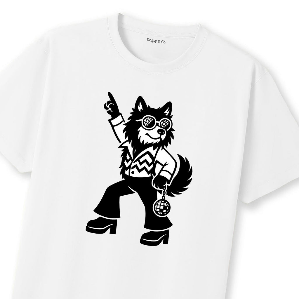 German Spitz Disco Doggo T-Shirt | Dogsy & Co