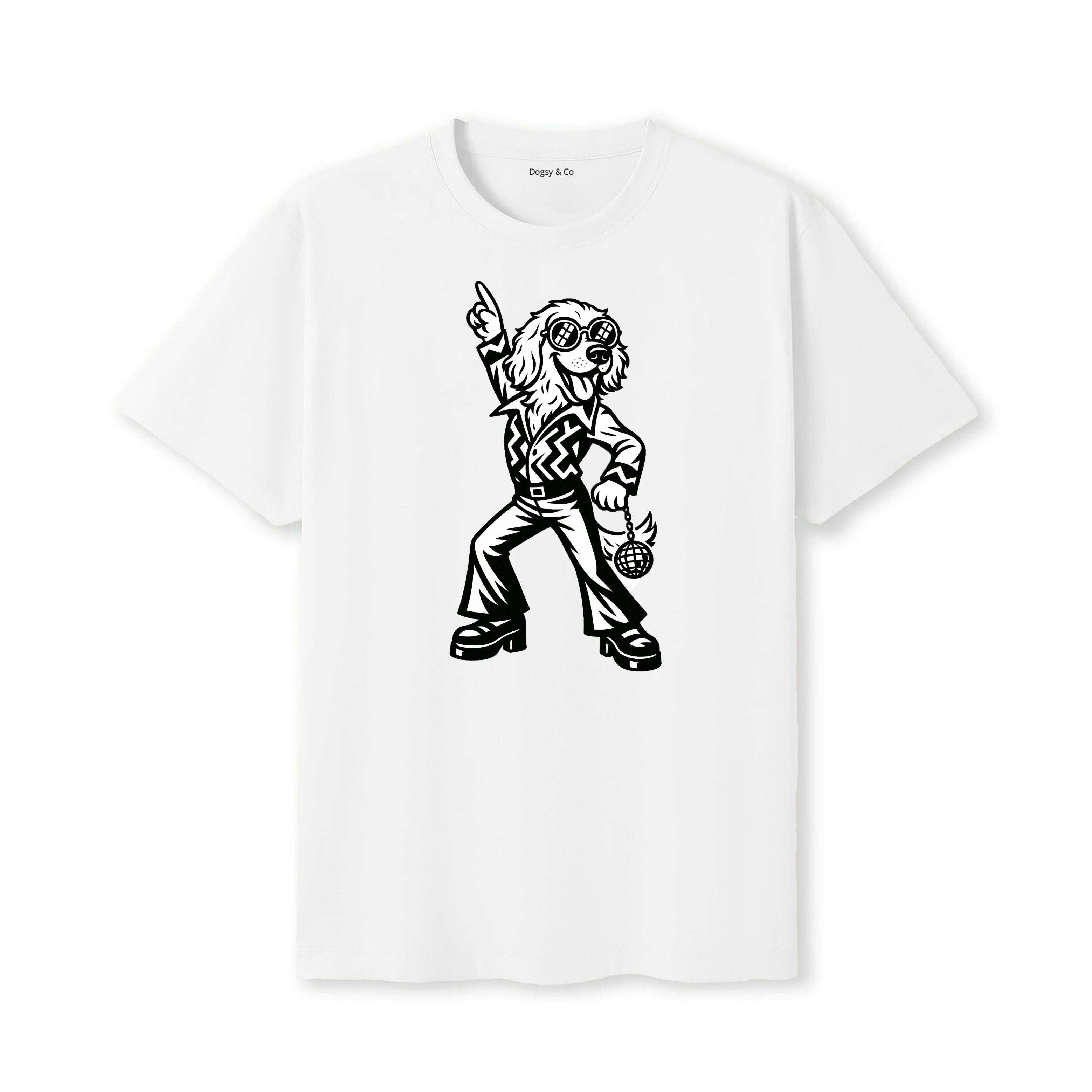 Golden Retriever Disco Doggo T-Shirt - alternate view