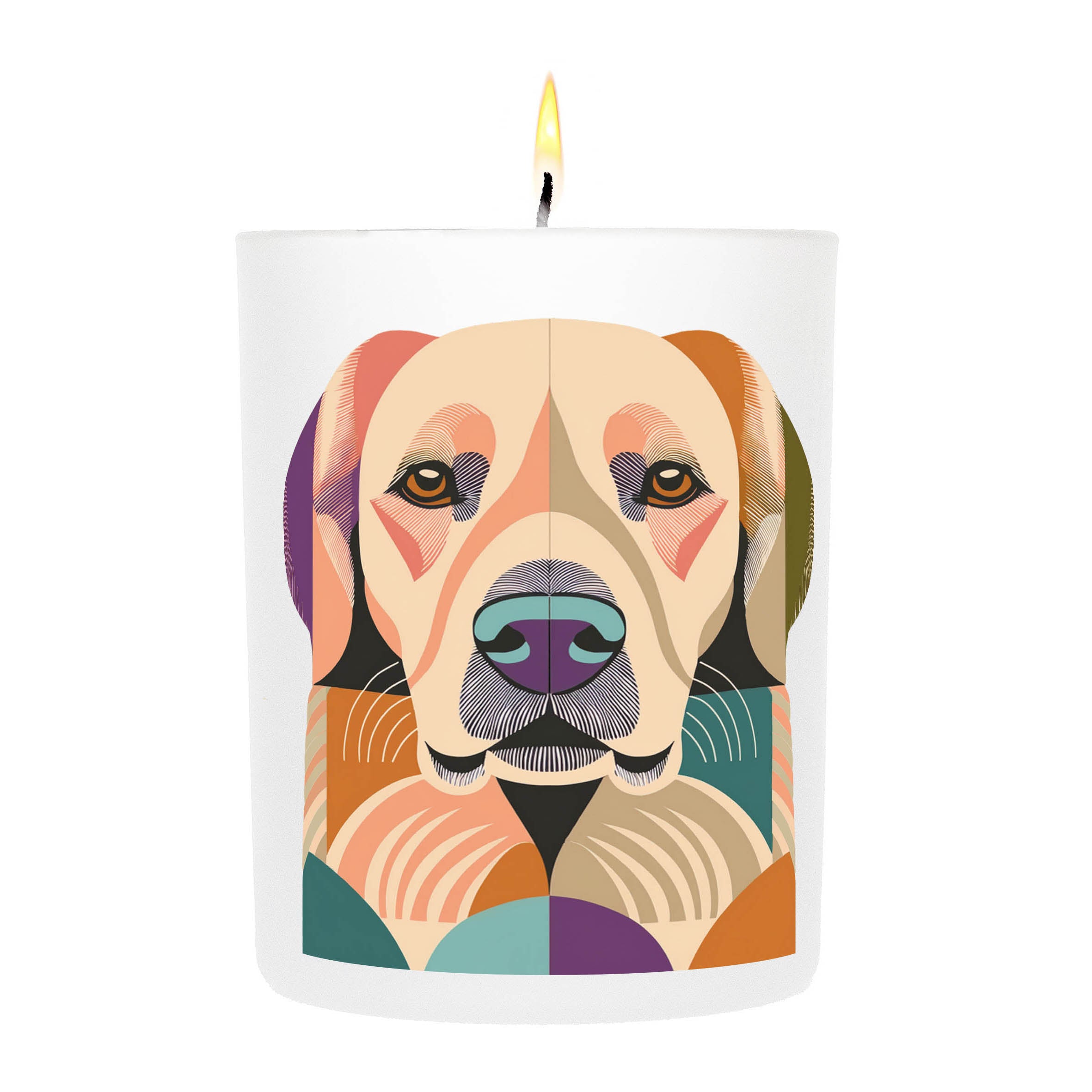 Golden Retriever Graphic Bold Dog Candle