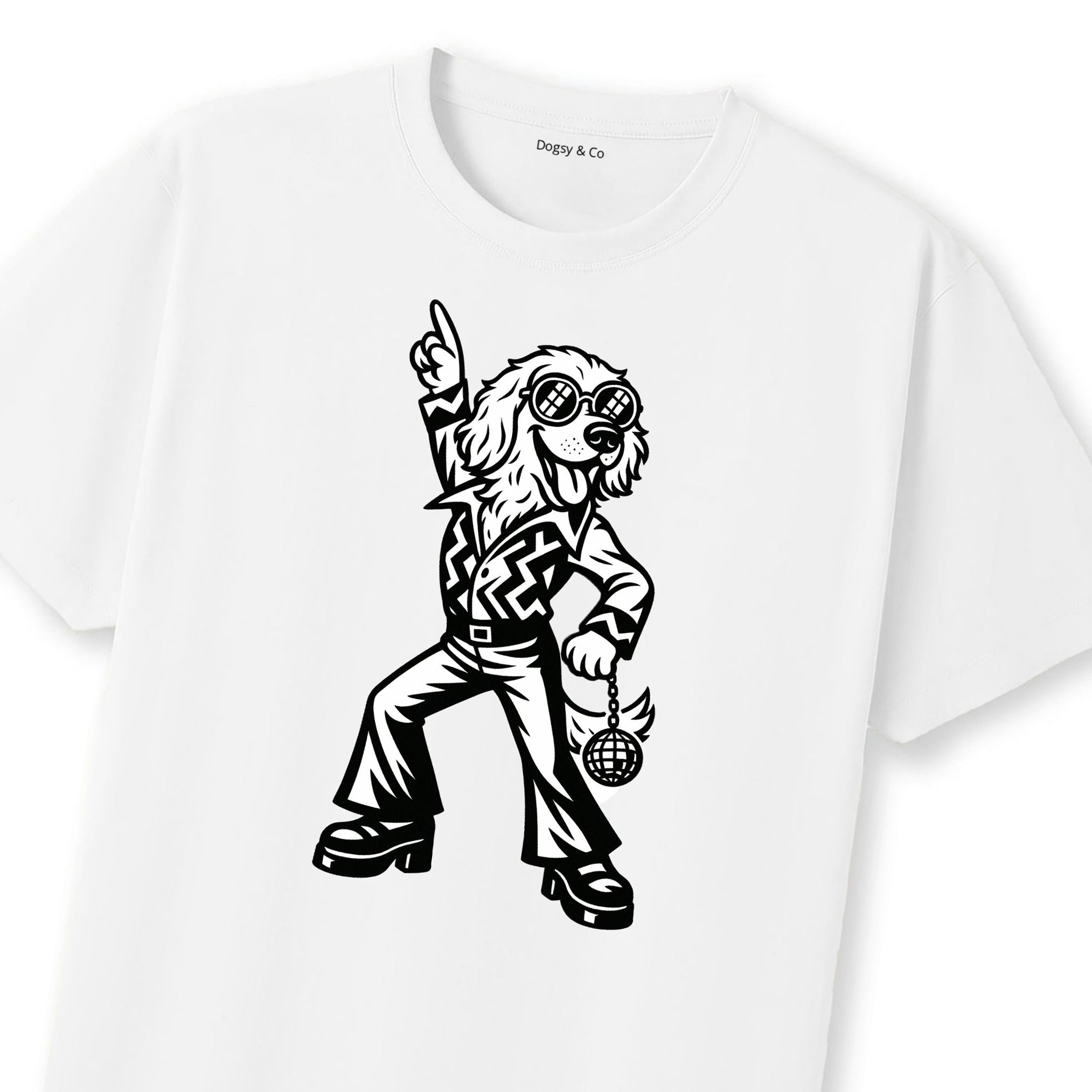 Golden Retriever Disco Doggo T-Shirt | Dogsy & Co