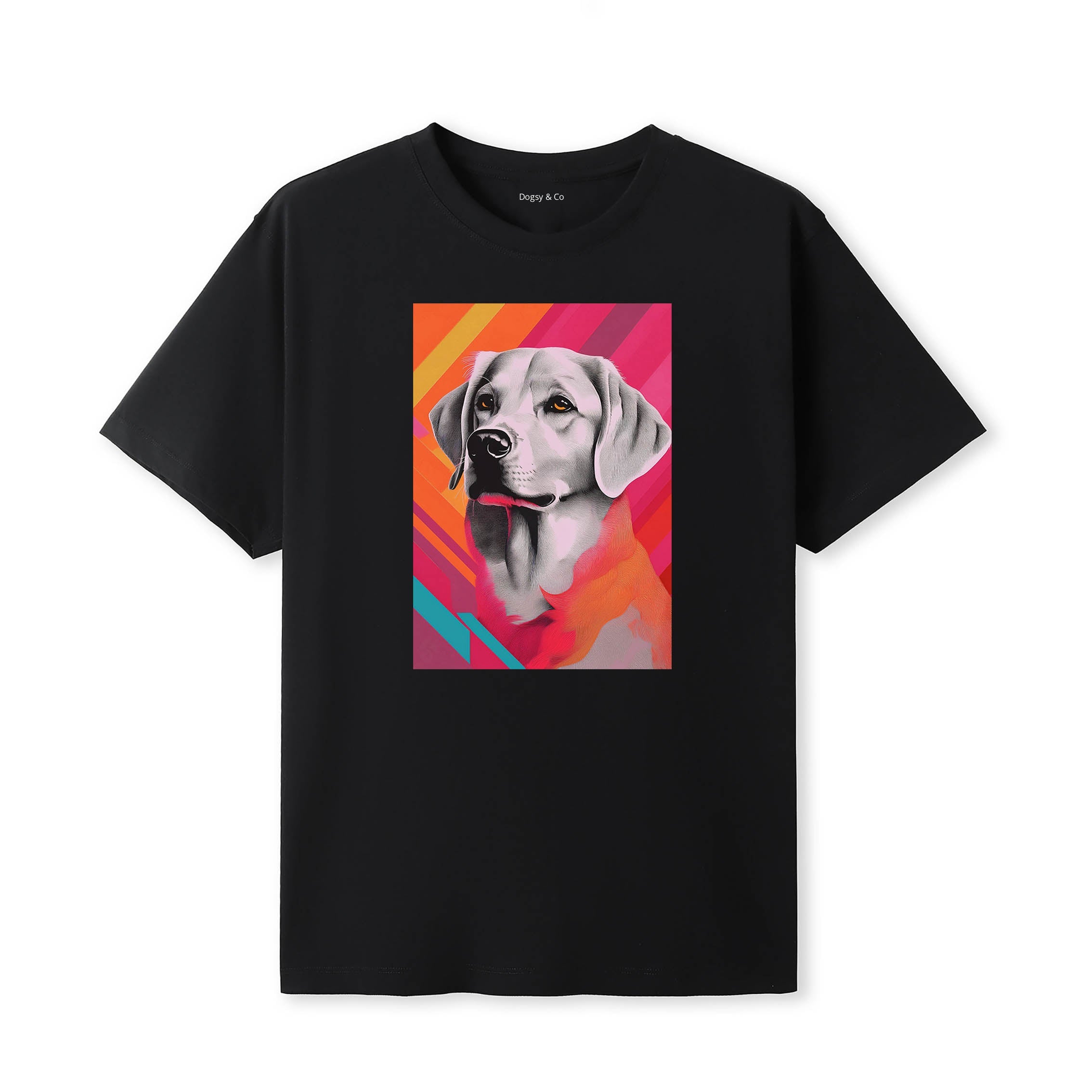 Golden Retriever Mod Pop Dogs T-Shirt Artwork