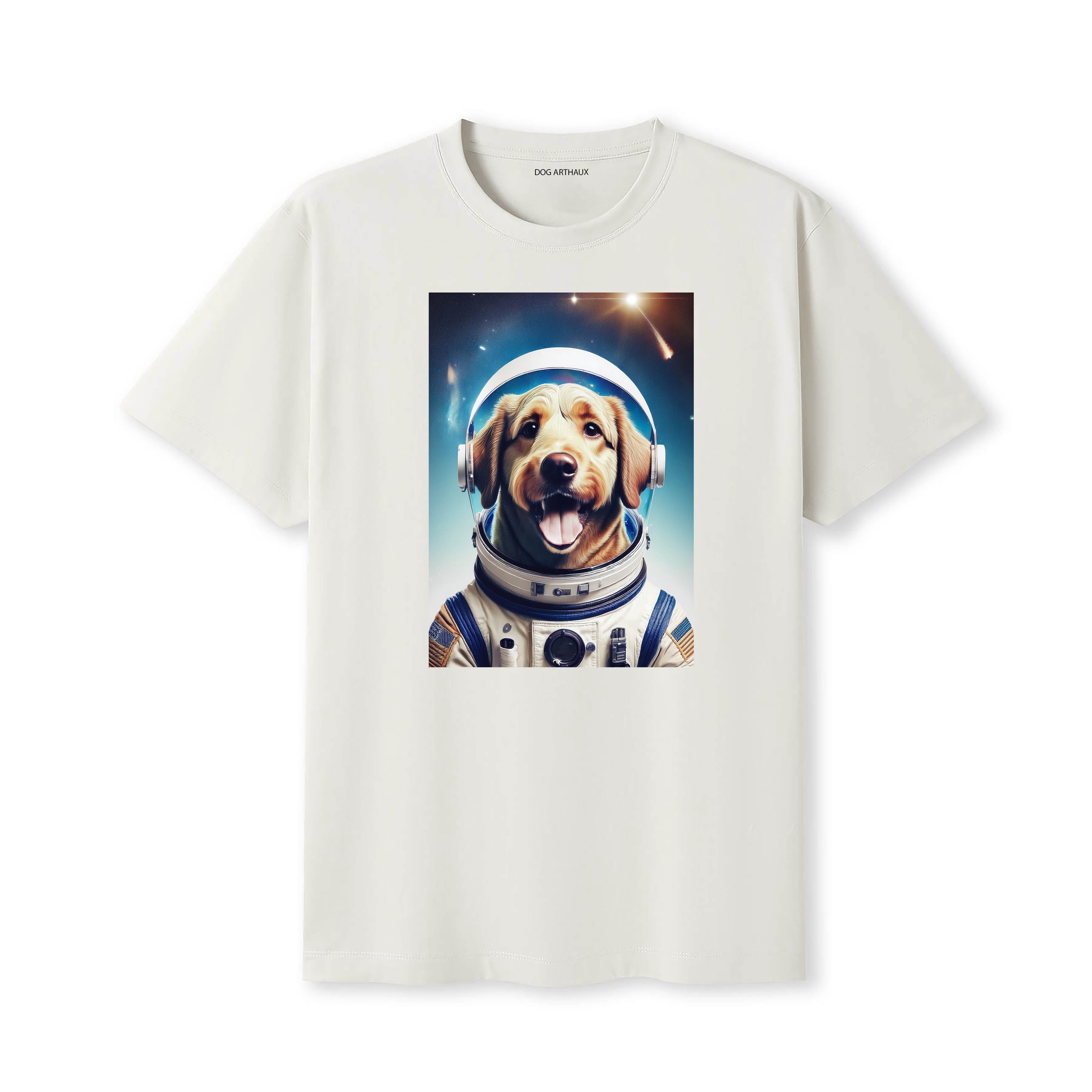 Goldendoodle Astronaut Dog T-shirt