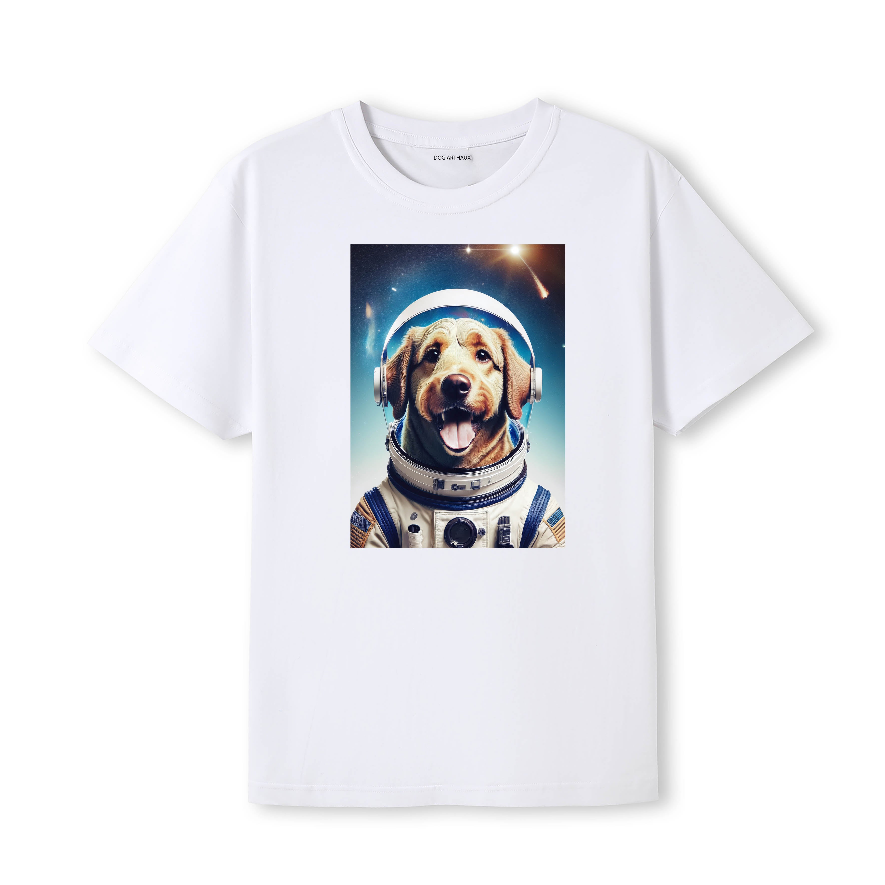 Goldendoodle Astronaut Dog T-shirt