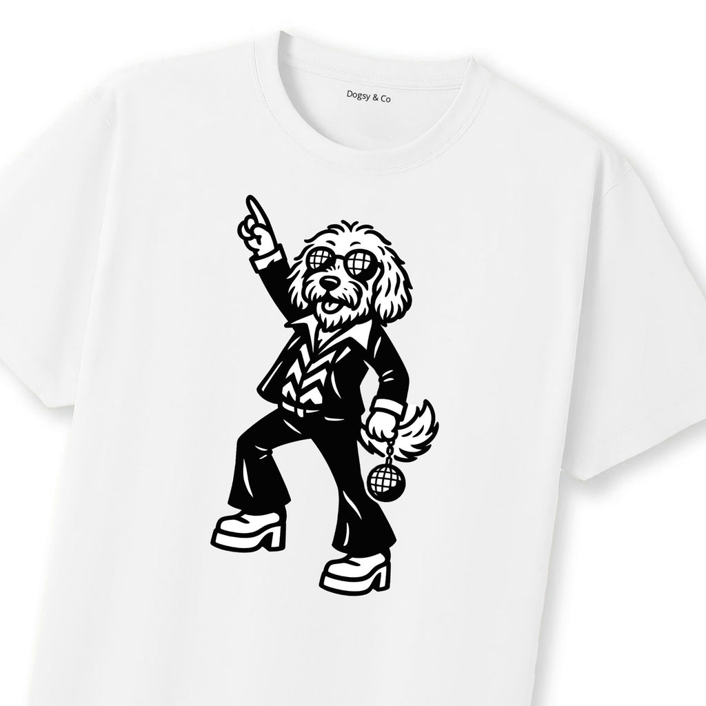 Goldendoodle Disco Doggo T-Shirt | Dogsy & Co