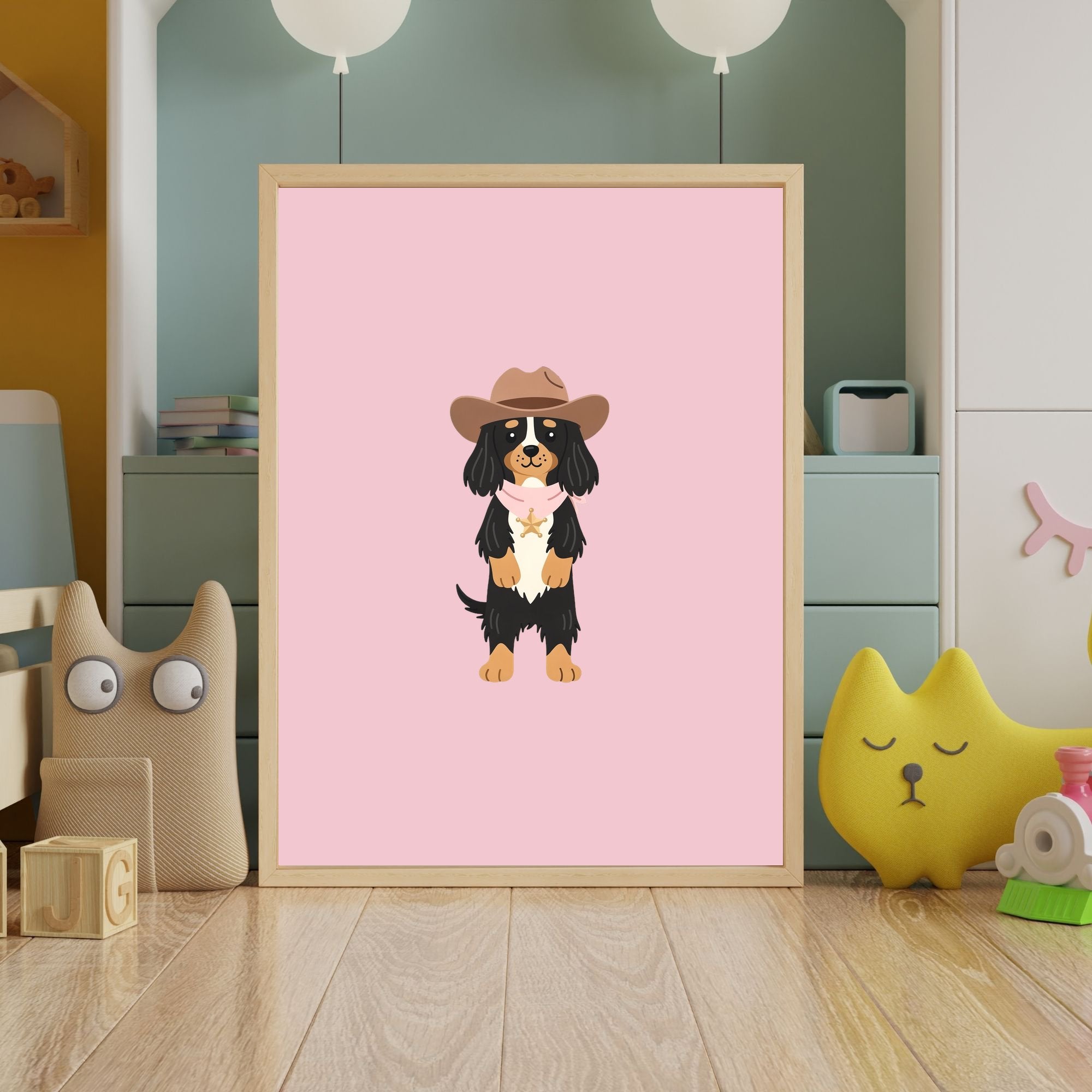 Gordon Setter Kids Nursery Wall Art Print Bundle — 22 Dog Costume Designs, 5 Colours, 6 Print Sizes | Digital Download