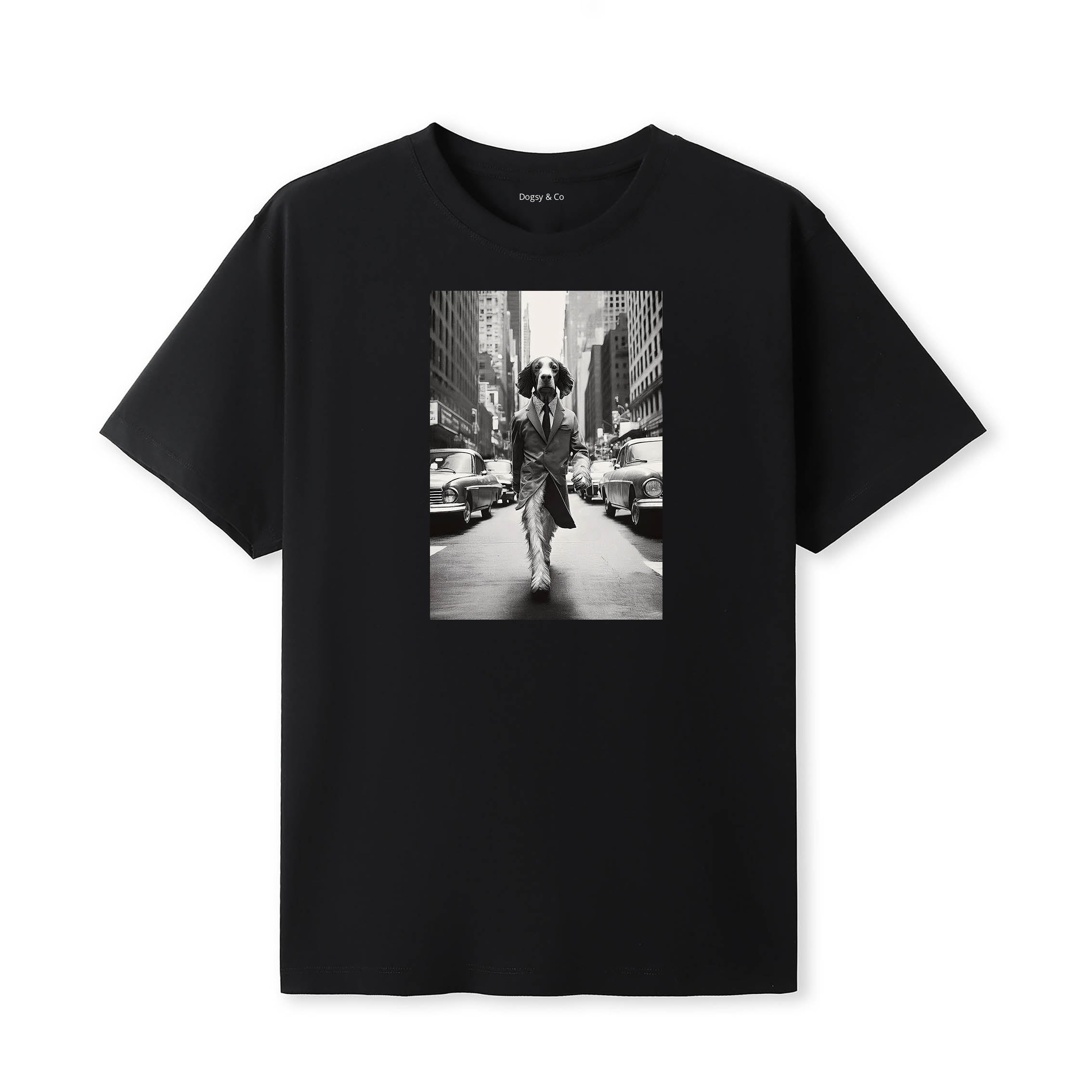 Gordon Setter Dogsy Dean T-Shirt Black