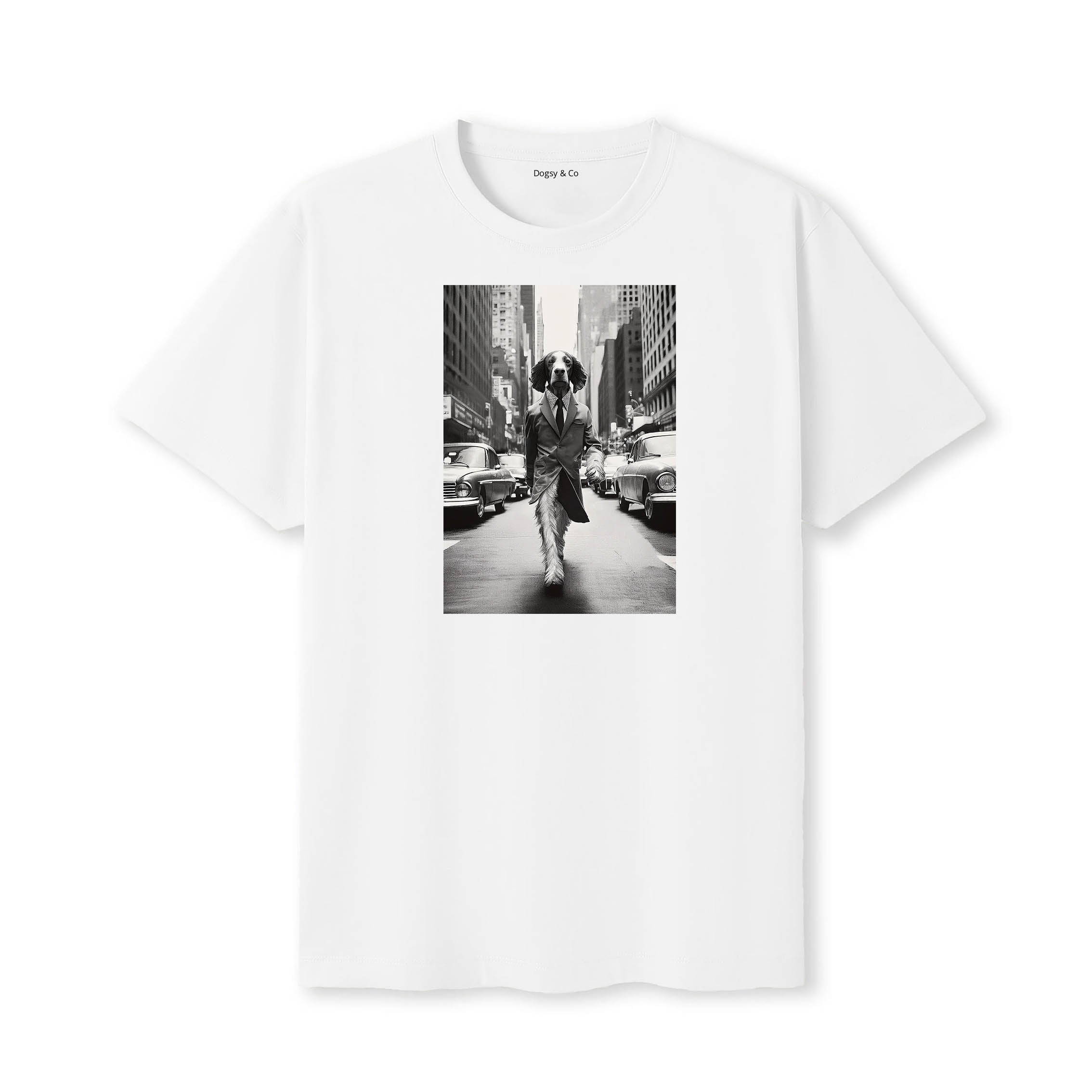 Gordon Setter Dogsy Dean T-Shirt White