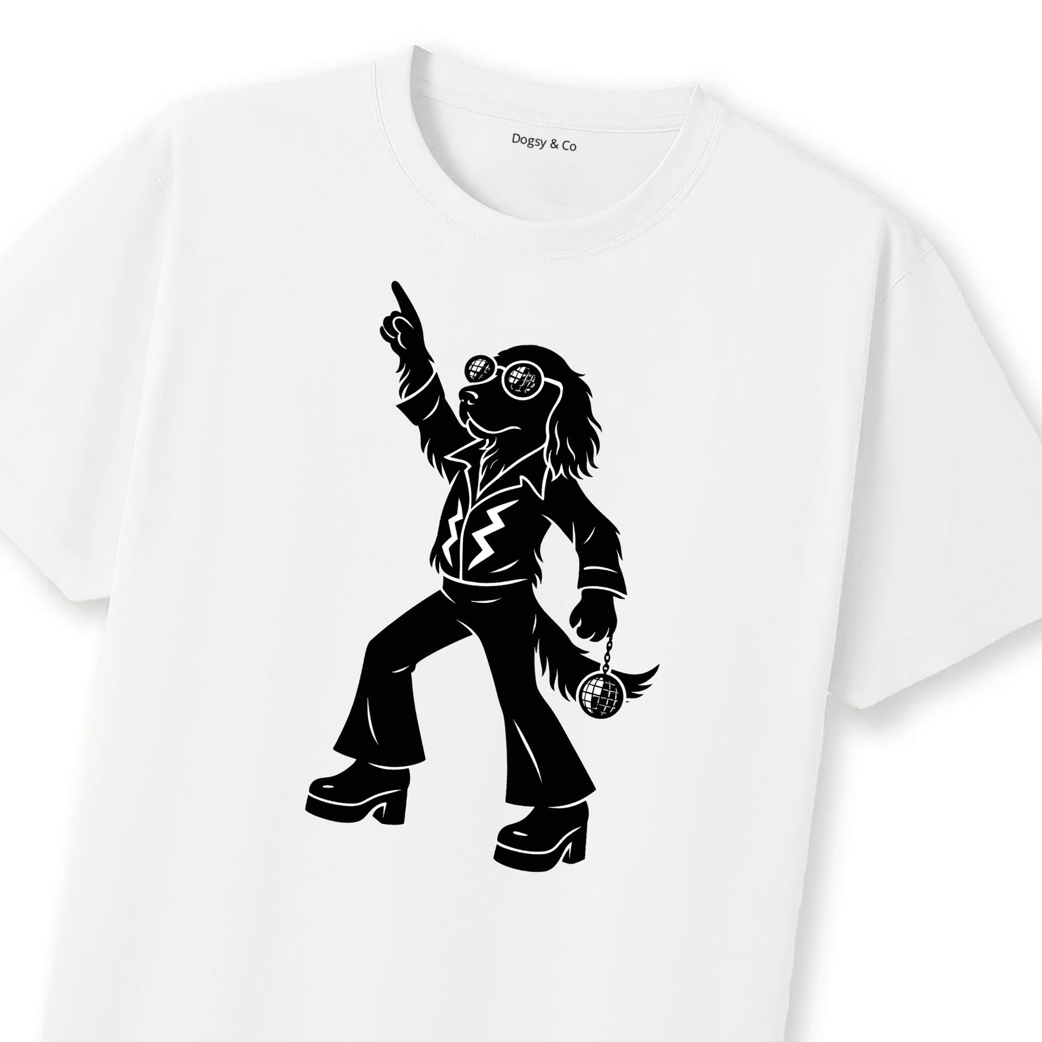 Gordon Setter Disco Doggo T-Shirt | Dogsy & Co