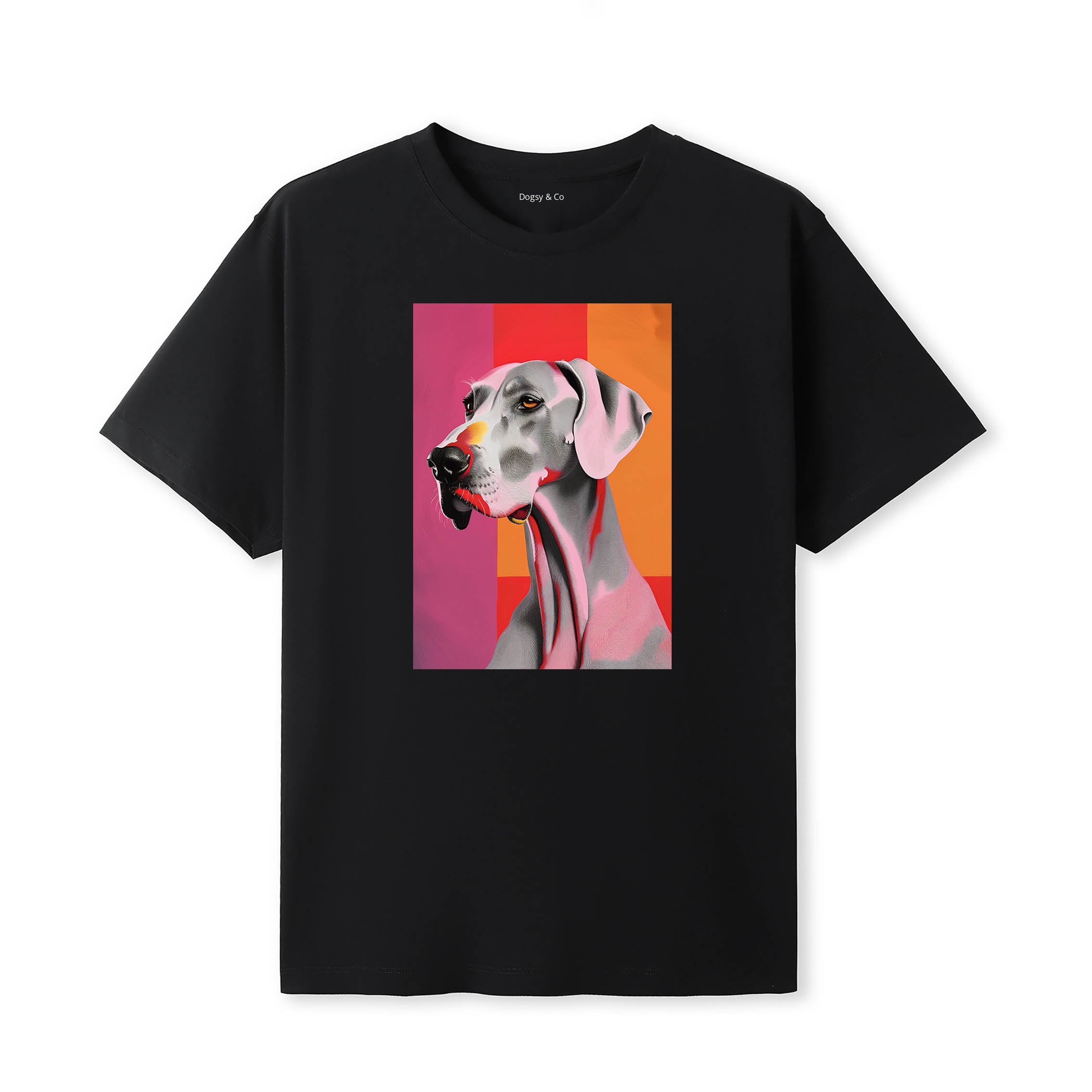 Great Dane Mod Pop Dogs T-Shirt Artwork