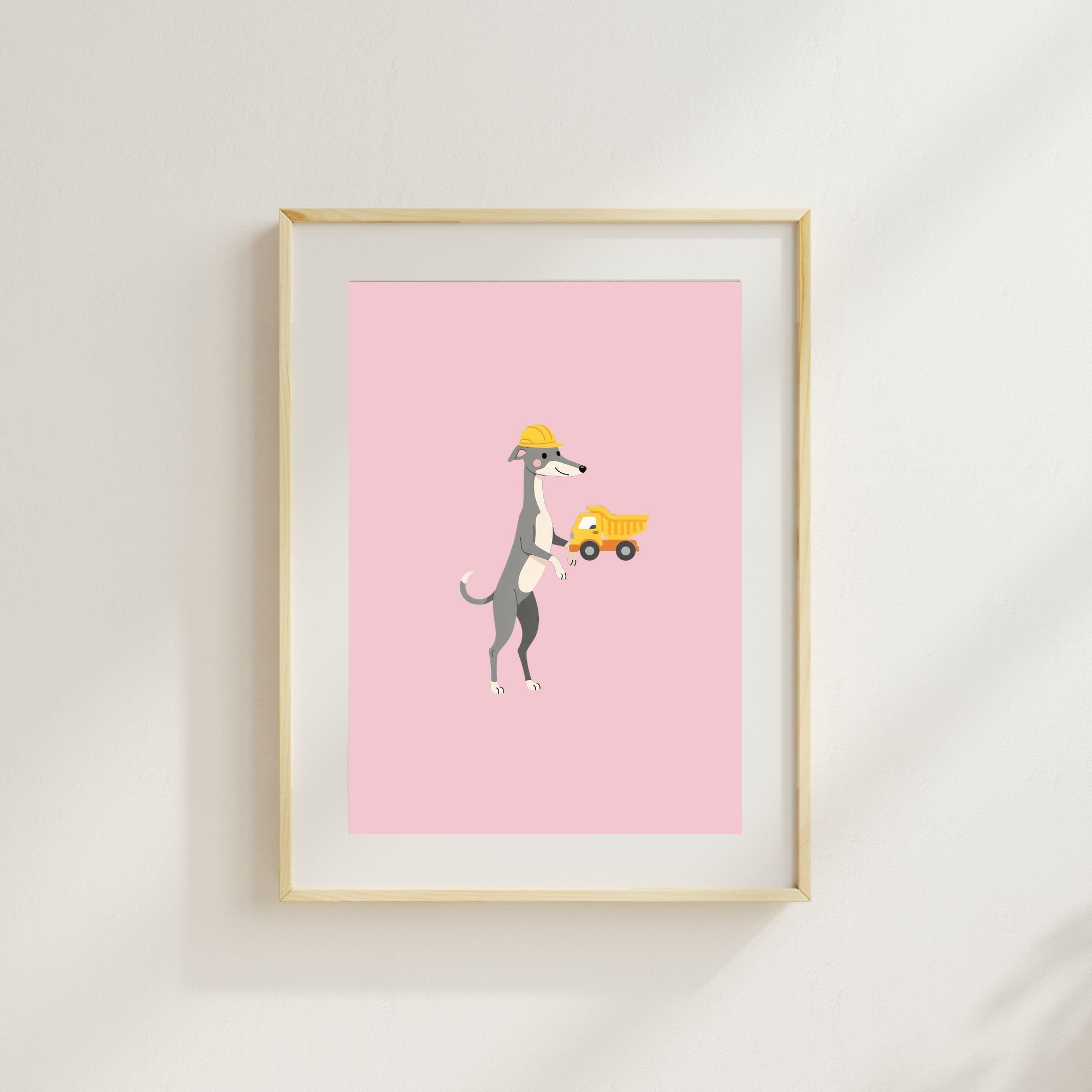 Greyhound Kids Nursery Wall Art Print Bundle — 22 Dog Costume Designs, 5 Colours, 6 Print Sizes | Digital Download