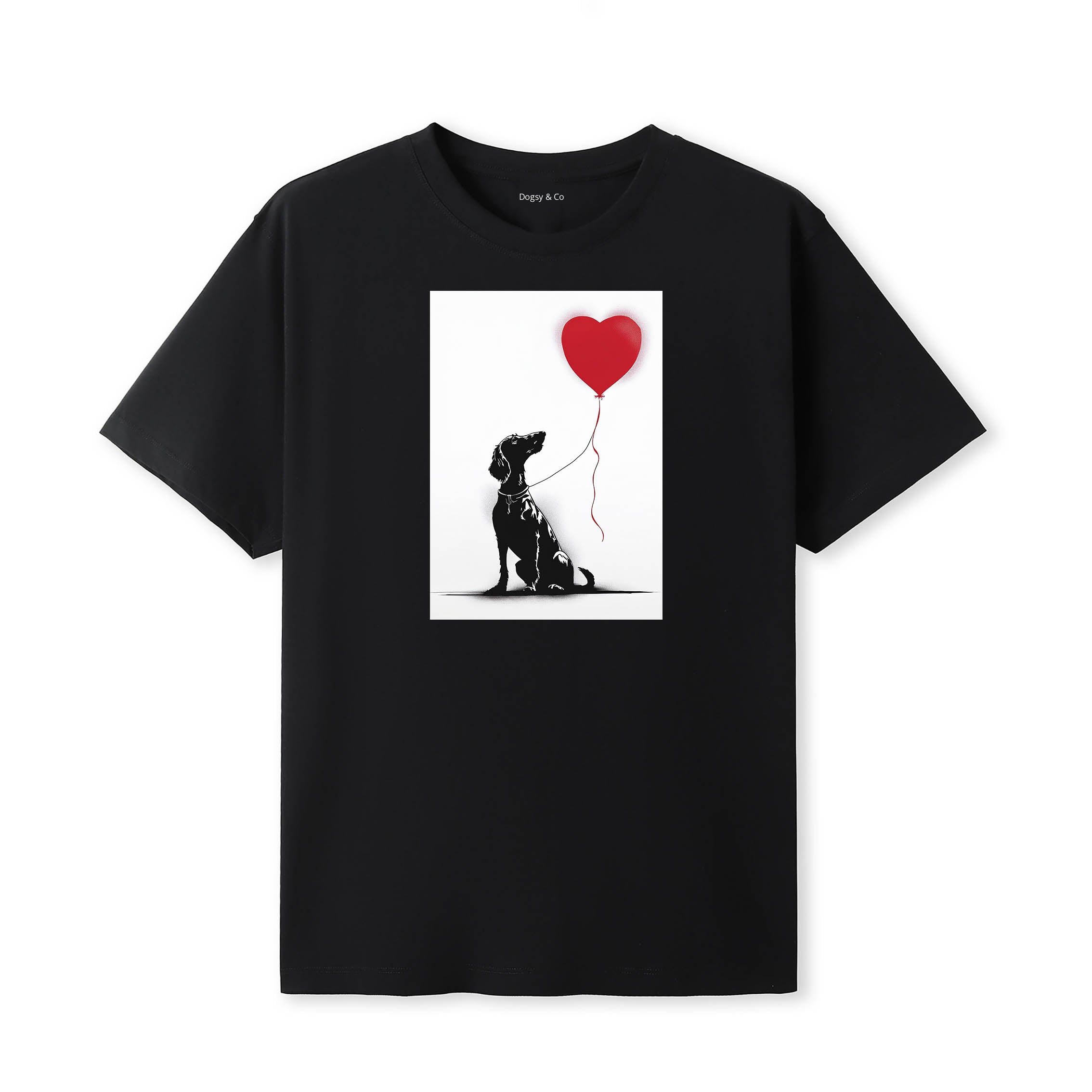 Greyhound 1 Dogsy T-Shirt Black
