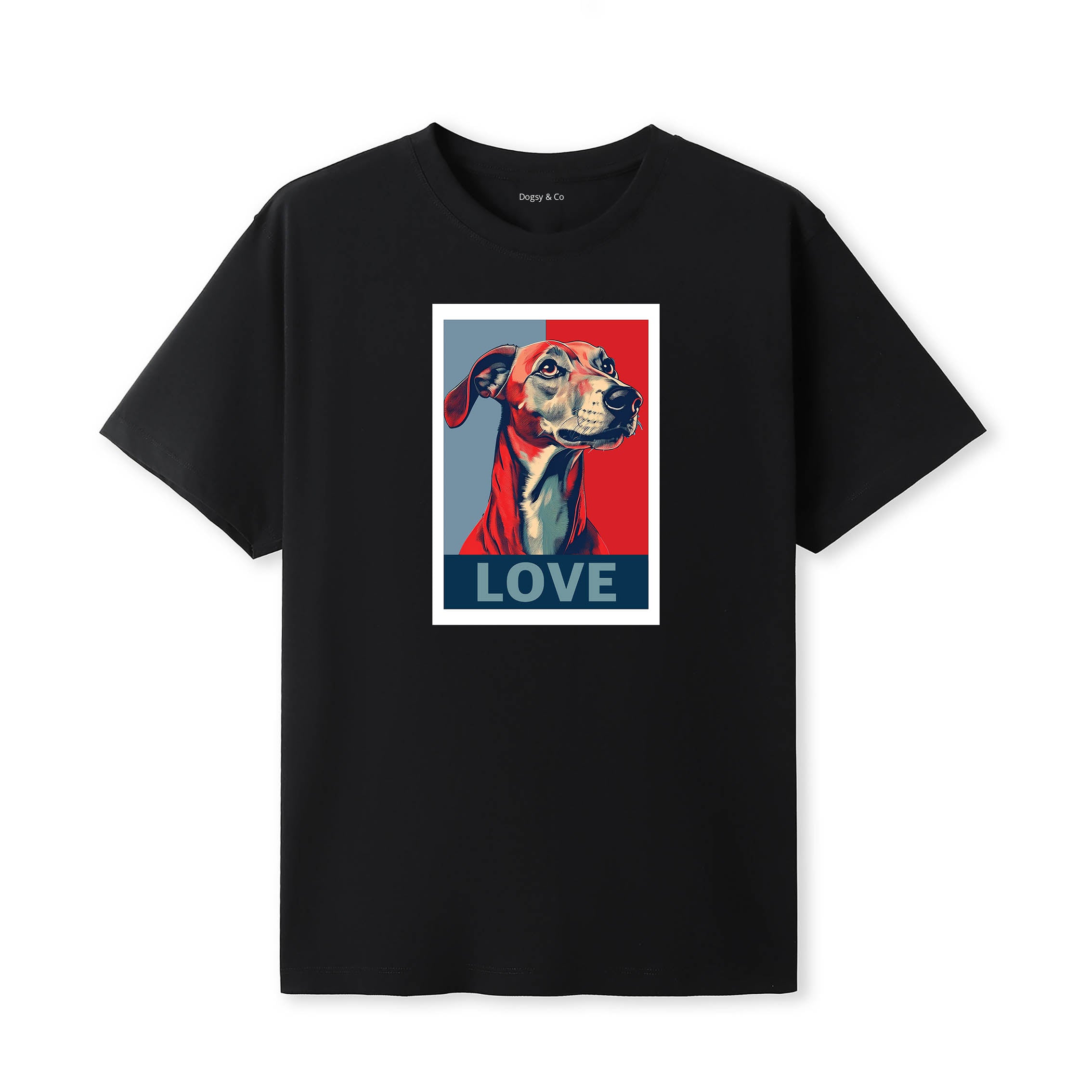 Greyhound Love Pop Art T-Shirt V1