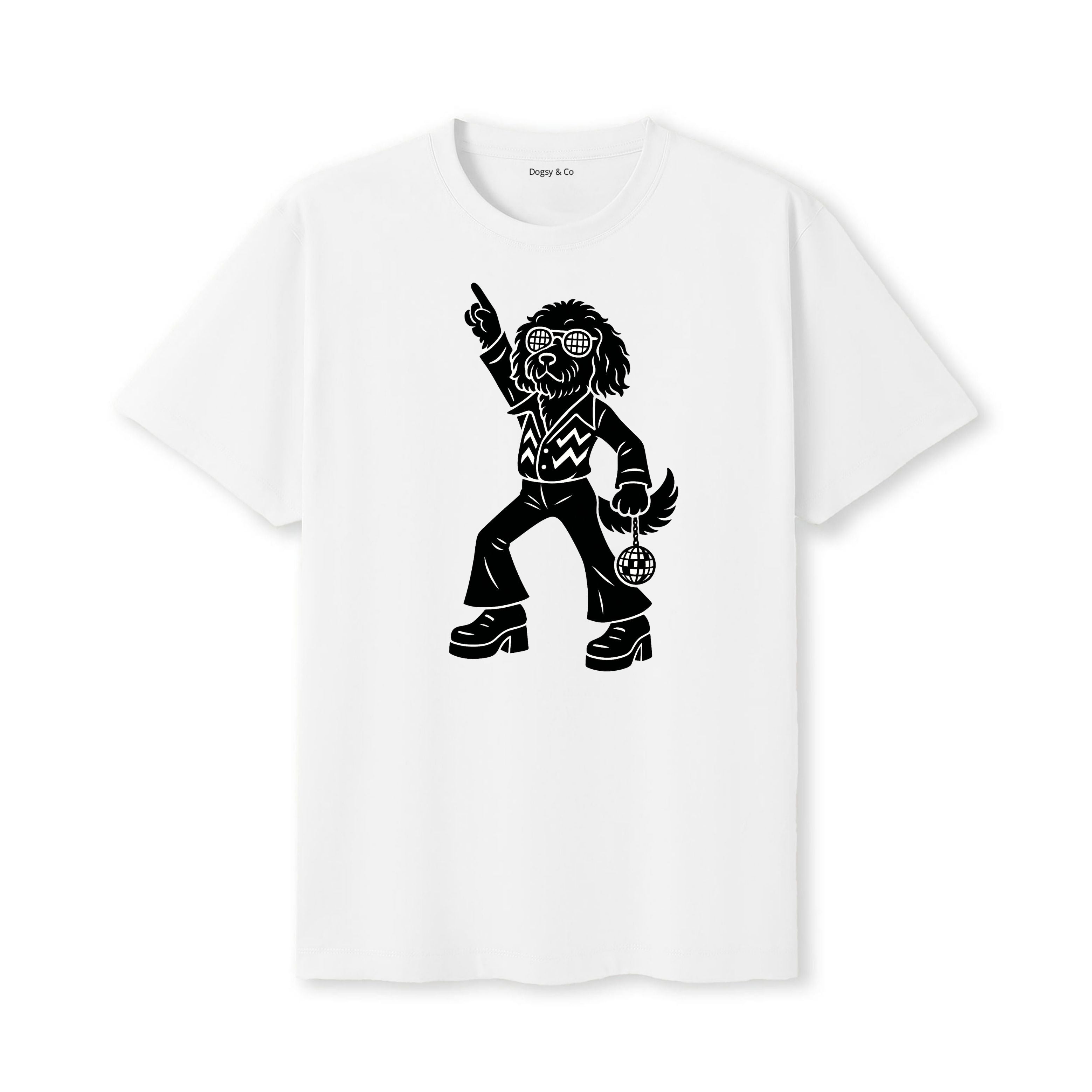 Groodle Disco Doggo T-Shirt - alternate view