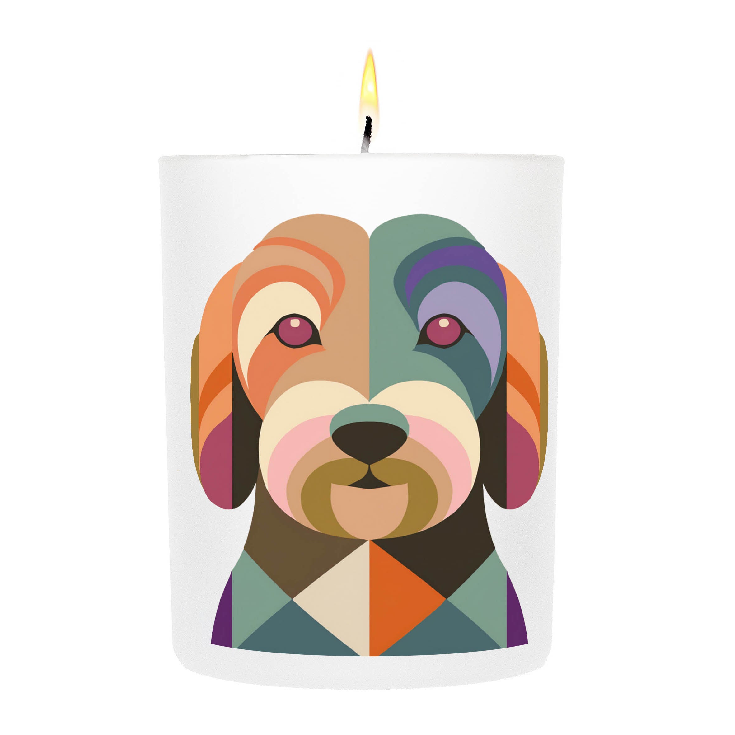 Groodle Graphic Bold Dog Candle