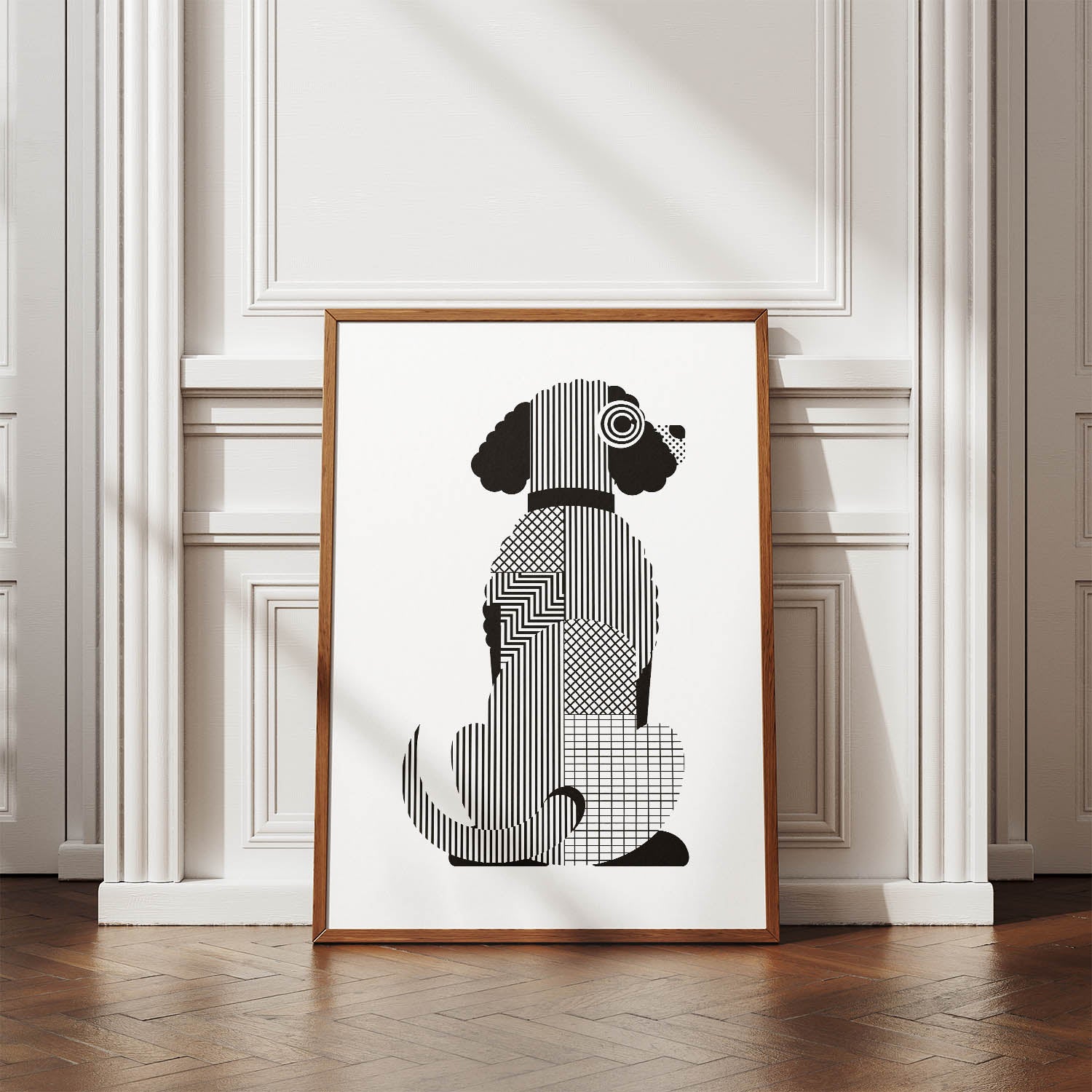 Groodle Geometric Line Art mockup