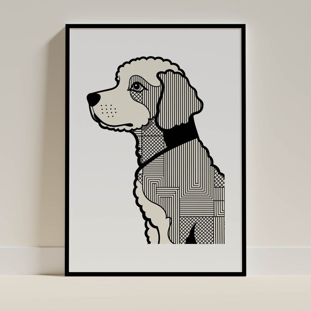 Groodle Geometric Line Art mockup